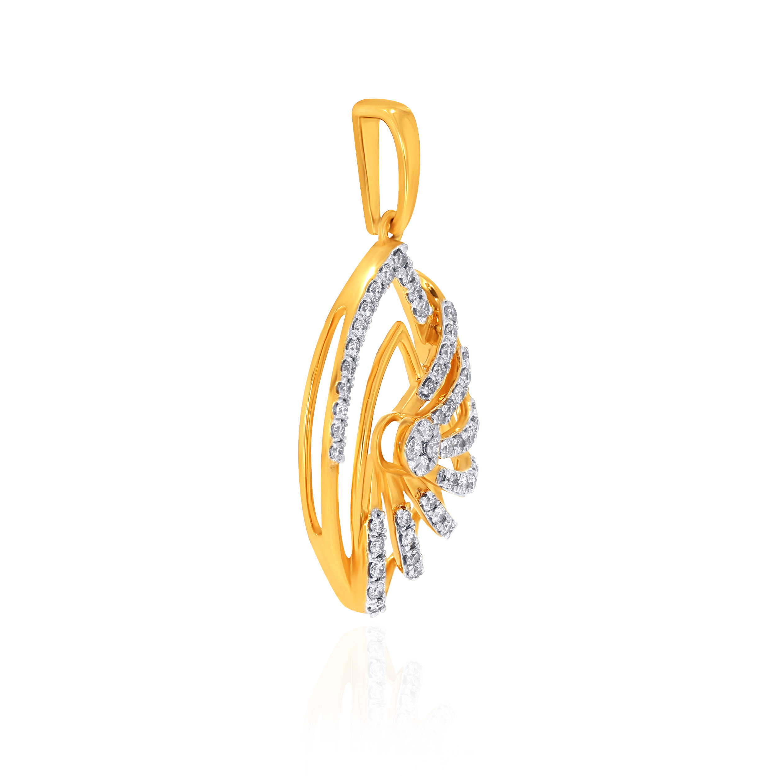 Rayelle Fan Diamond Pendant - Senco Gold and Diamonds