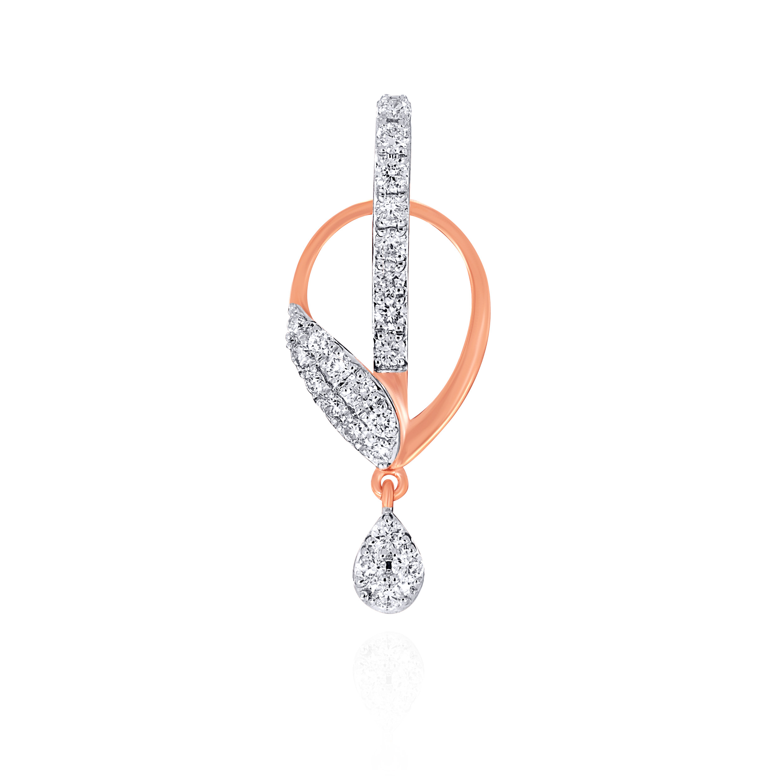 Gleaming Loop Diamond Pendant - Senco Gold and Diamonds