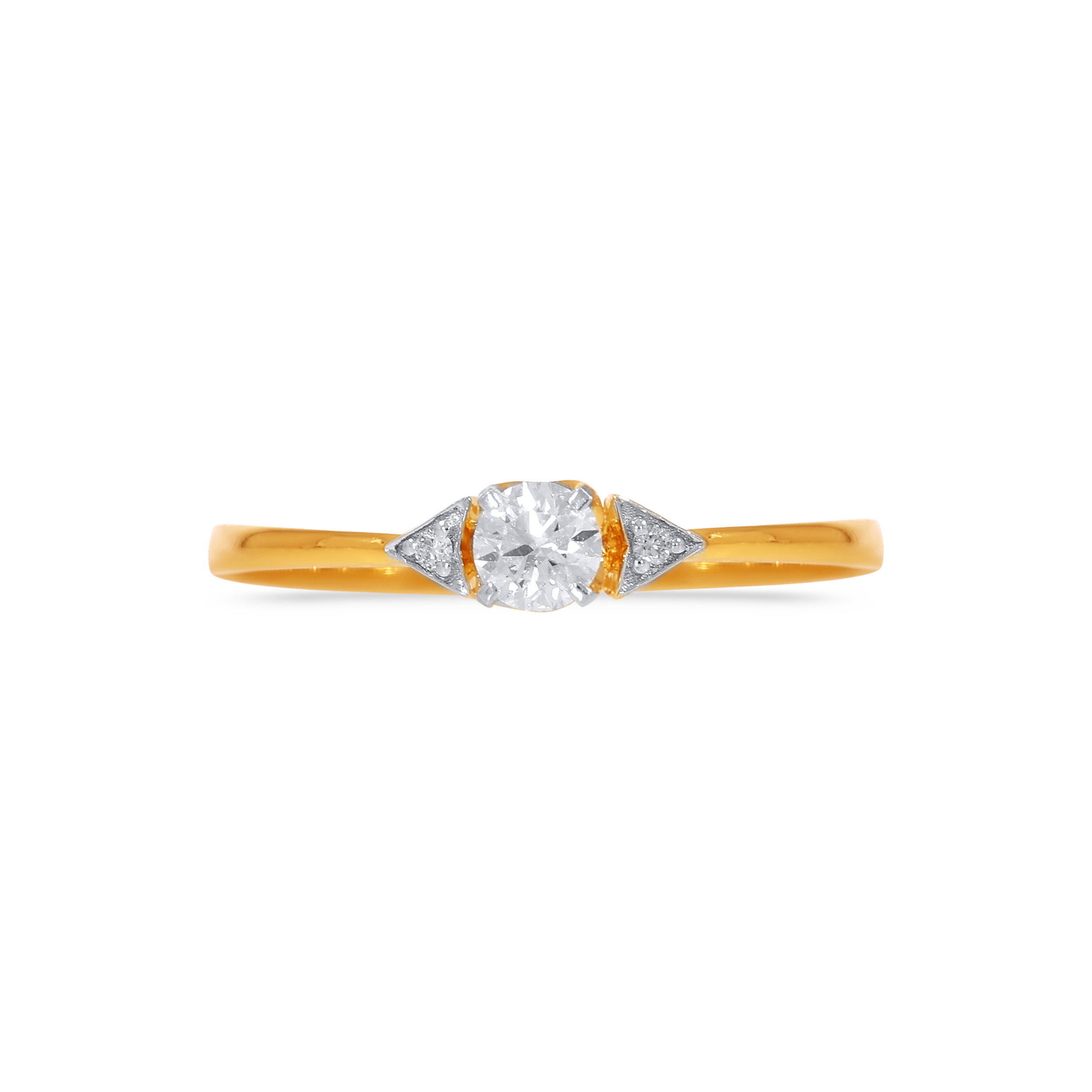 Fiery Love Solitaire Ring - Senco Gold and Diamonds