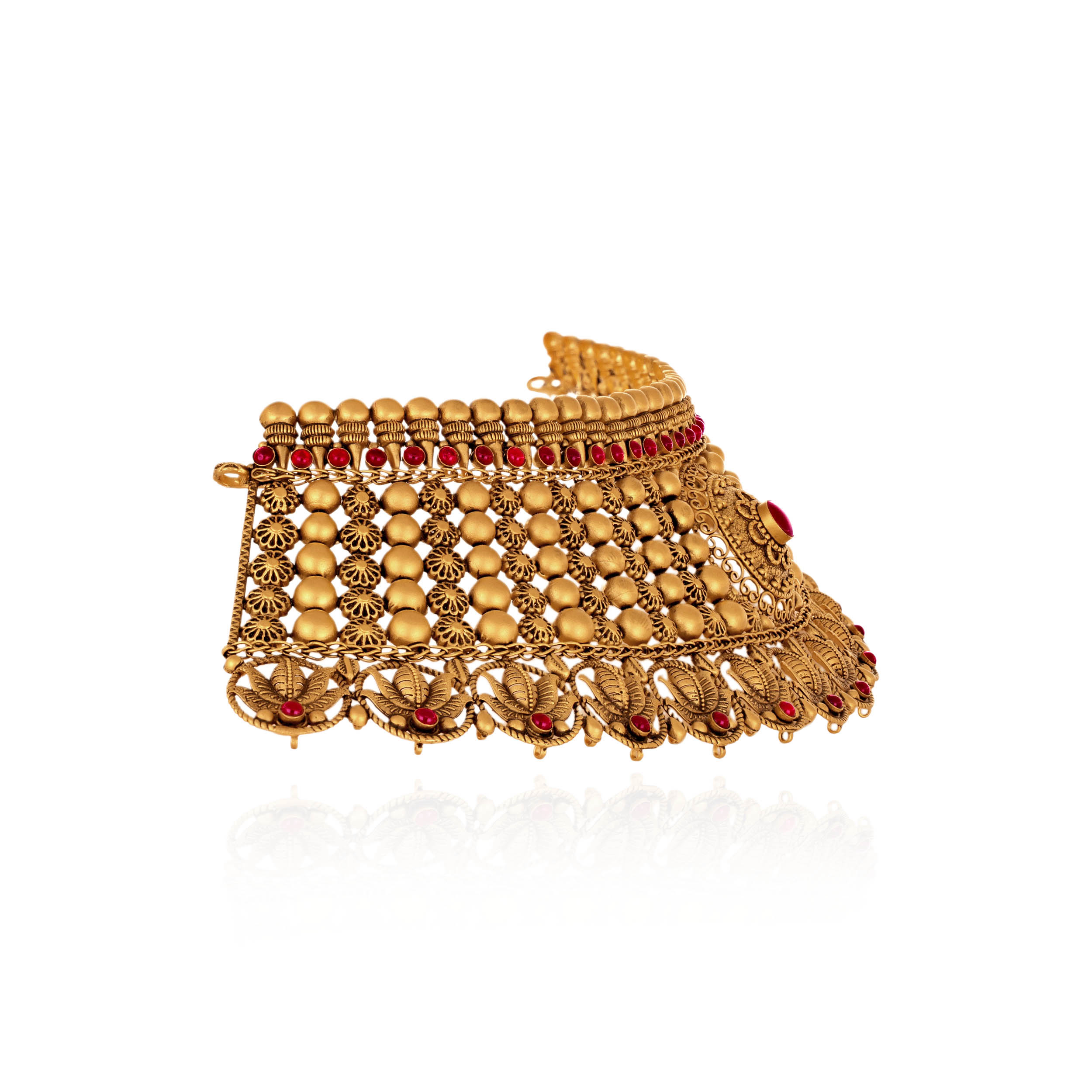 Heirloom Radiance Temple Gold Choker - Senco Gold and Diamonds