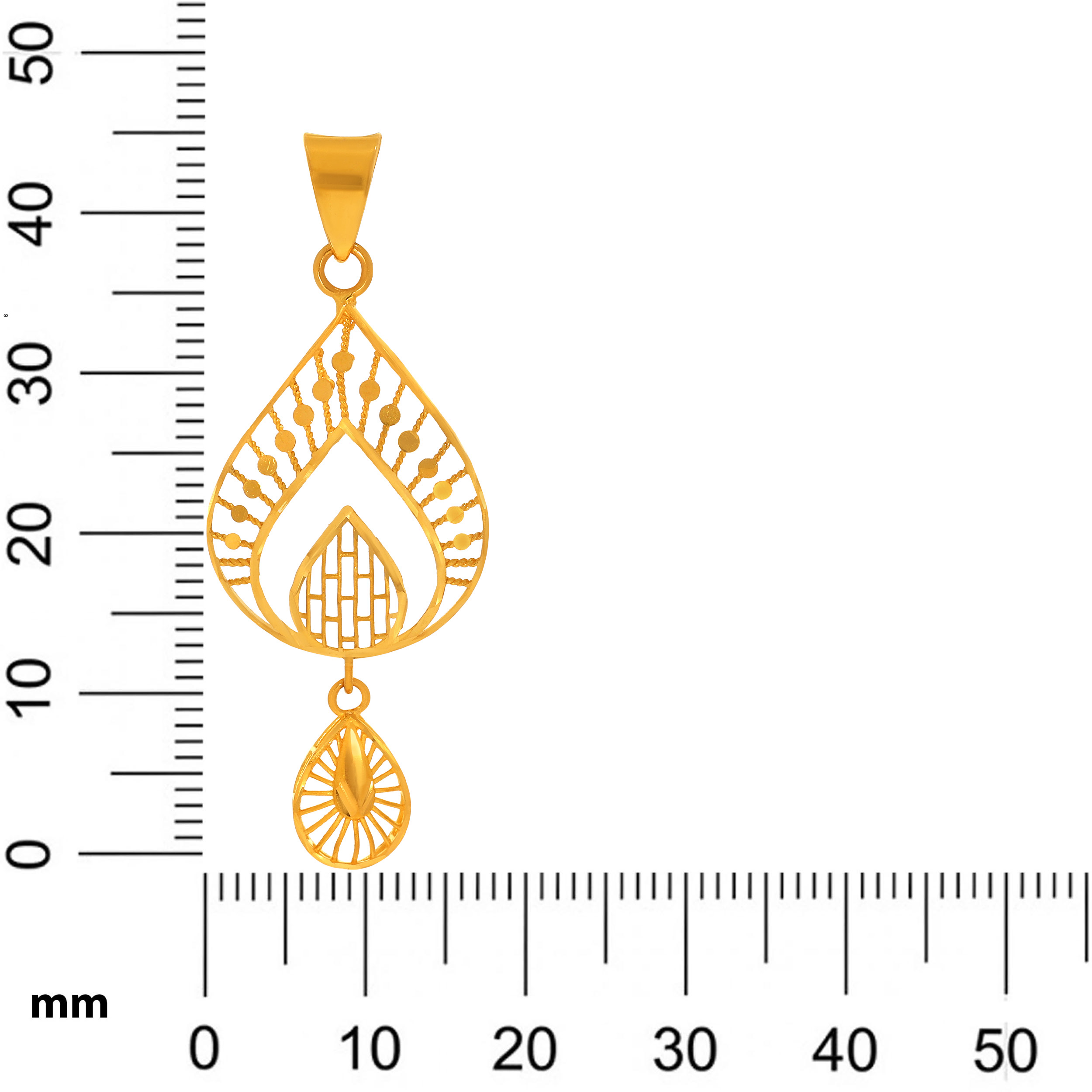 22K Yellow Gold Pendant-GPN-D000738639 - Senco Gold and Diamonds
