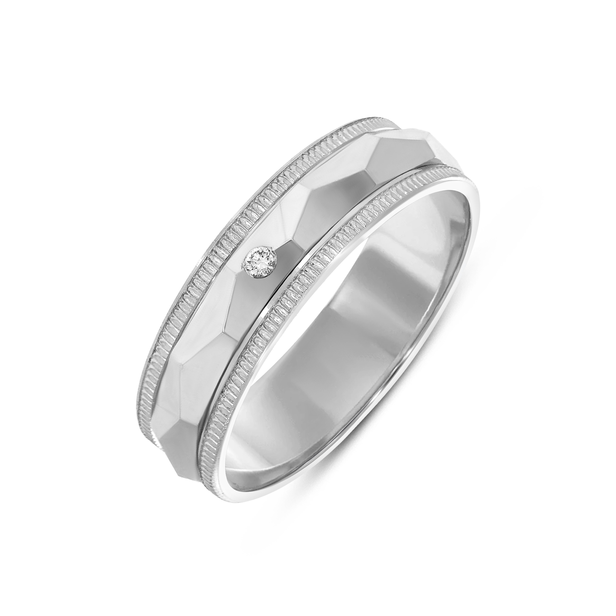 950 Platinum Men Platinum Ring-PDGR-D000787108 - Senco Gold and Diamonds