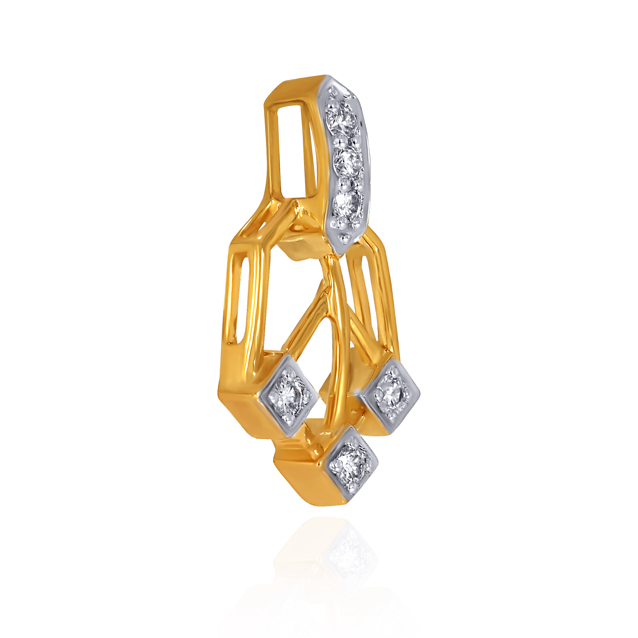 Contemporary Chic Diamond Pendant - Senco Gold and Diamonds