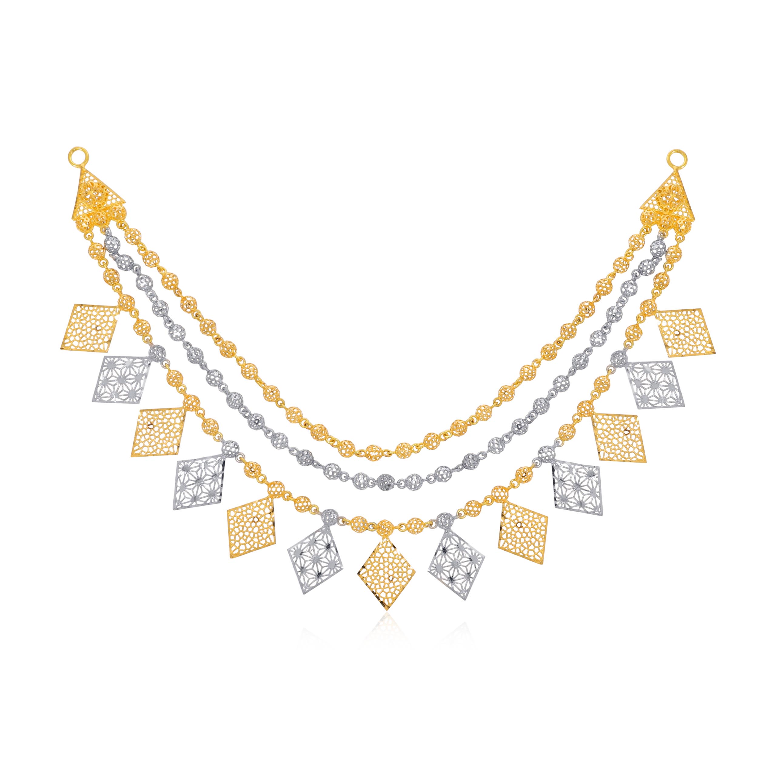 Rhombus Radiance Gold Necklace - Senco Gold and Diamonds
