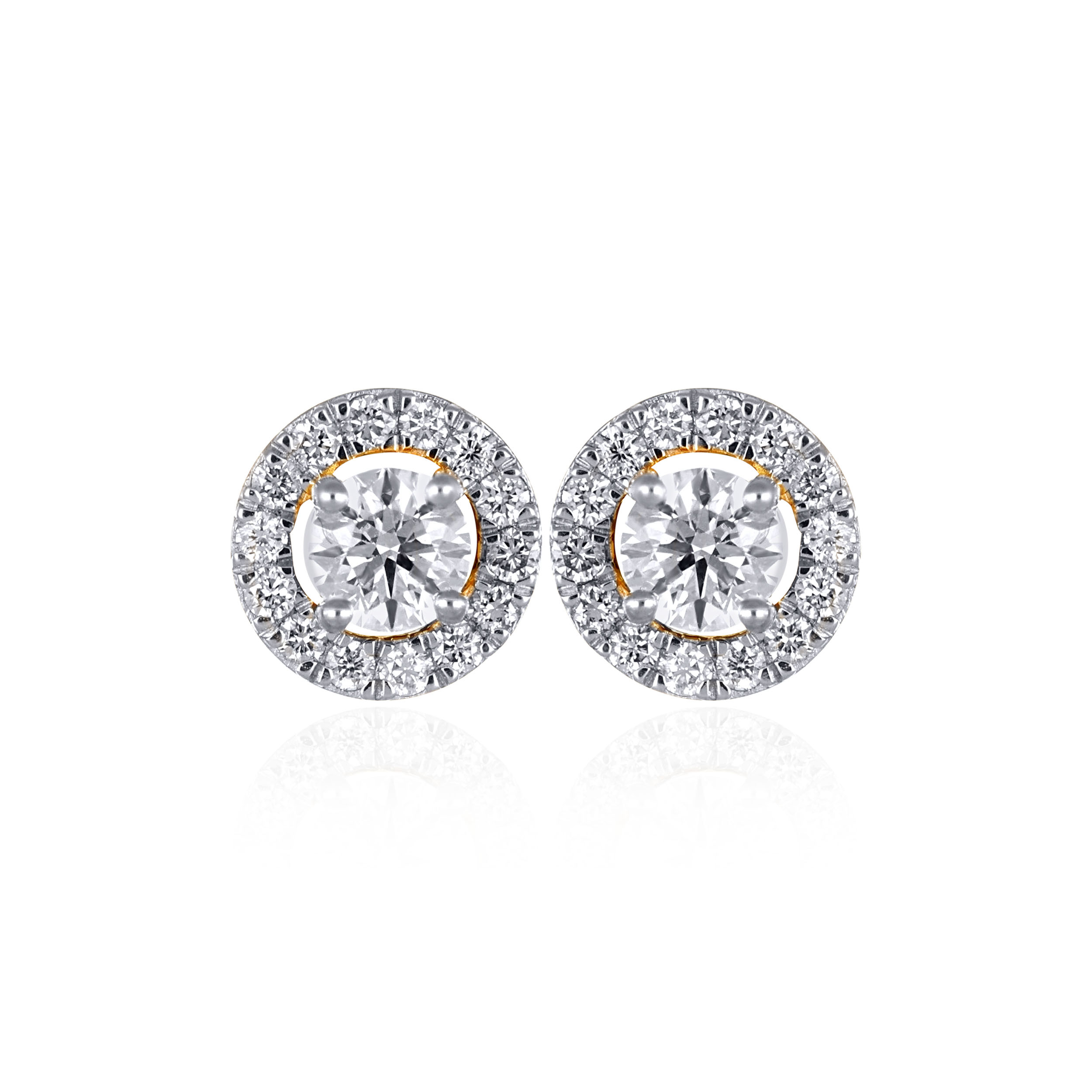 Circle Of Illumination Men's Earrings - Senco Gold and Diamonds