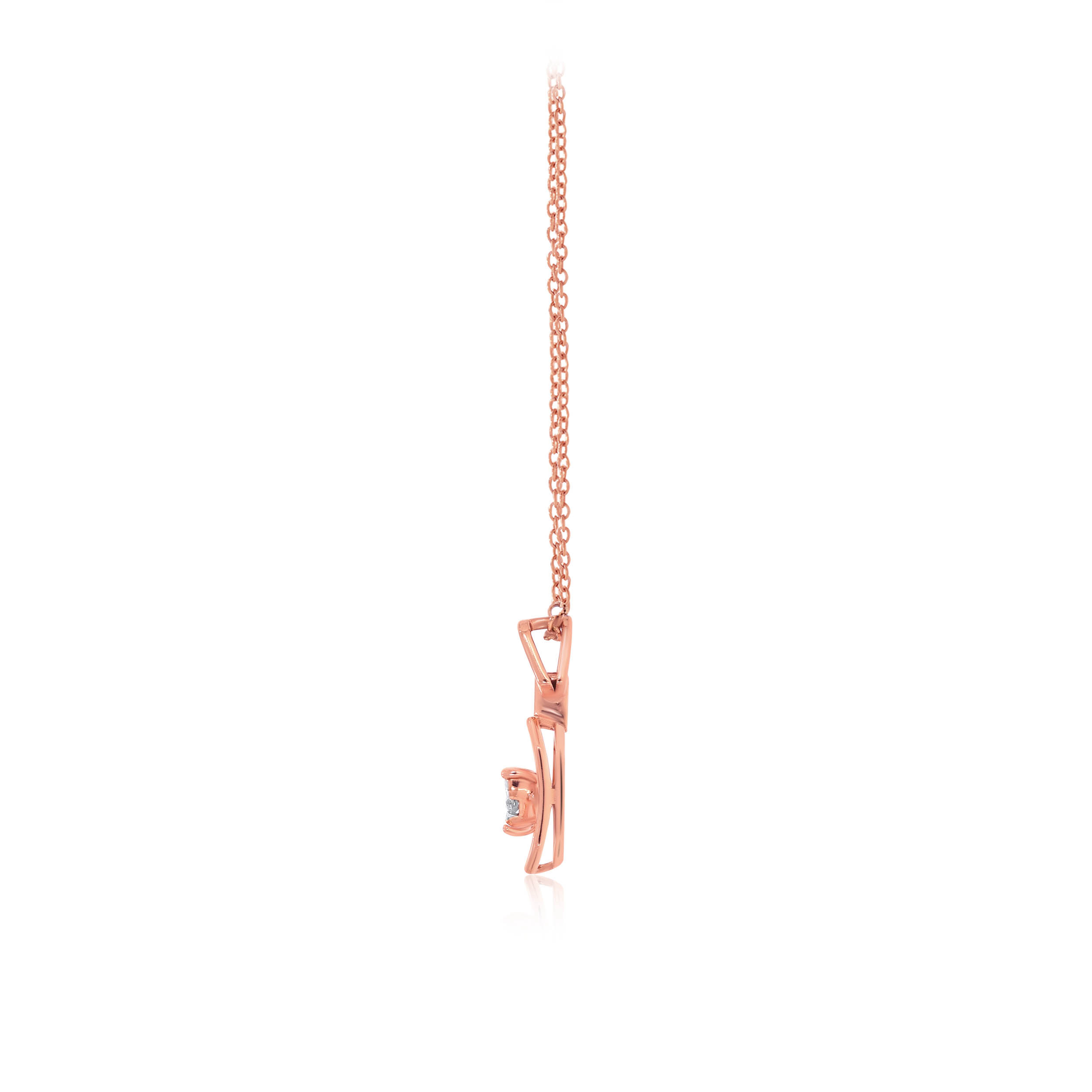 Seal of Love Diamond Chain Pendant - Senco Gold and Diamonds