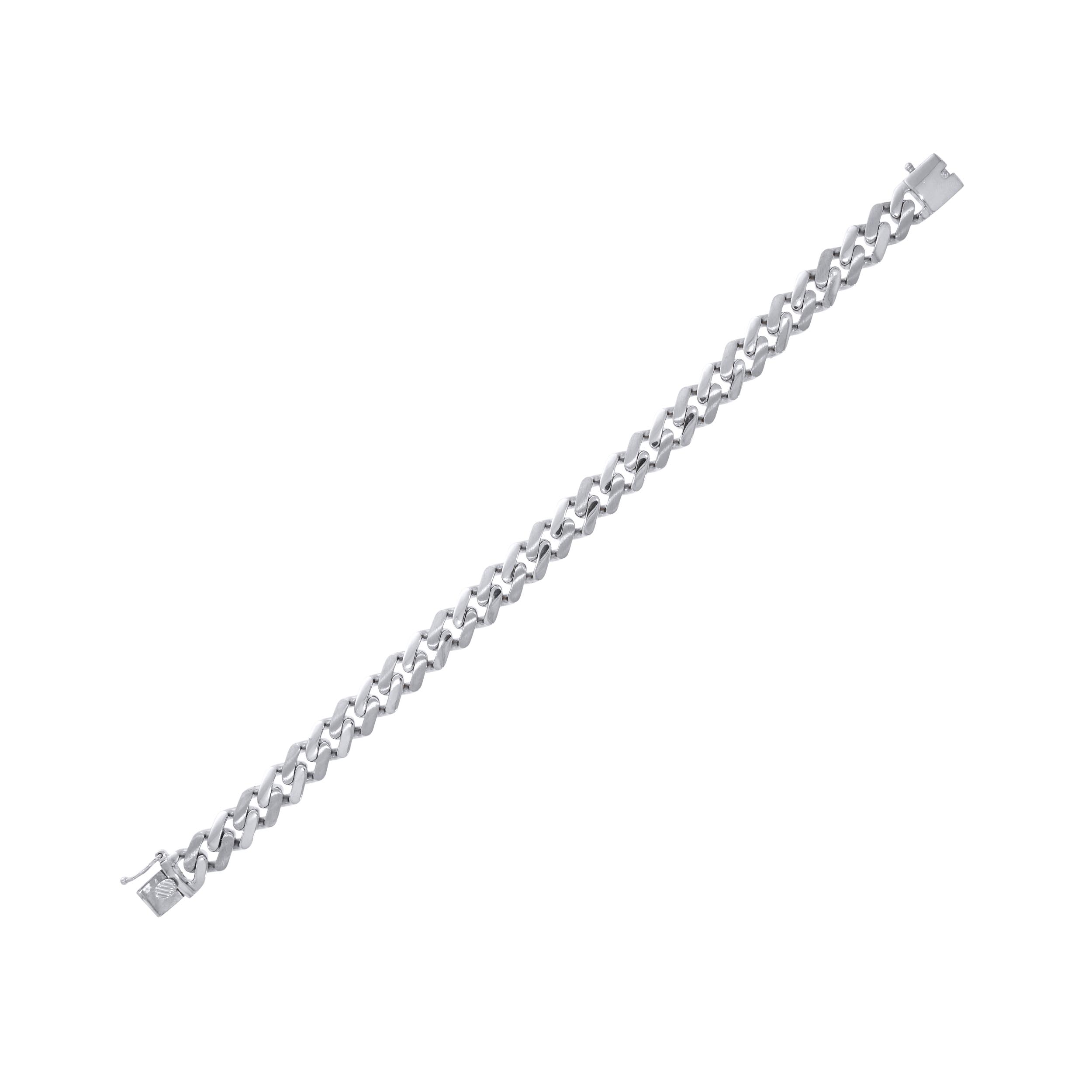 Rhombus Zest Men Platinum Wristlet - Senco Gold and Diamonds