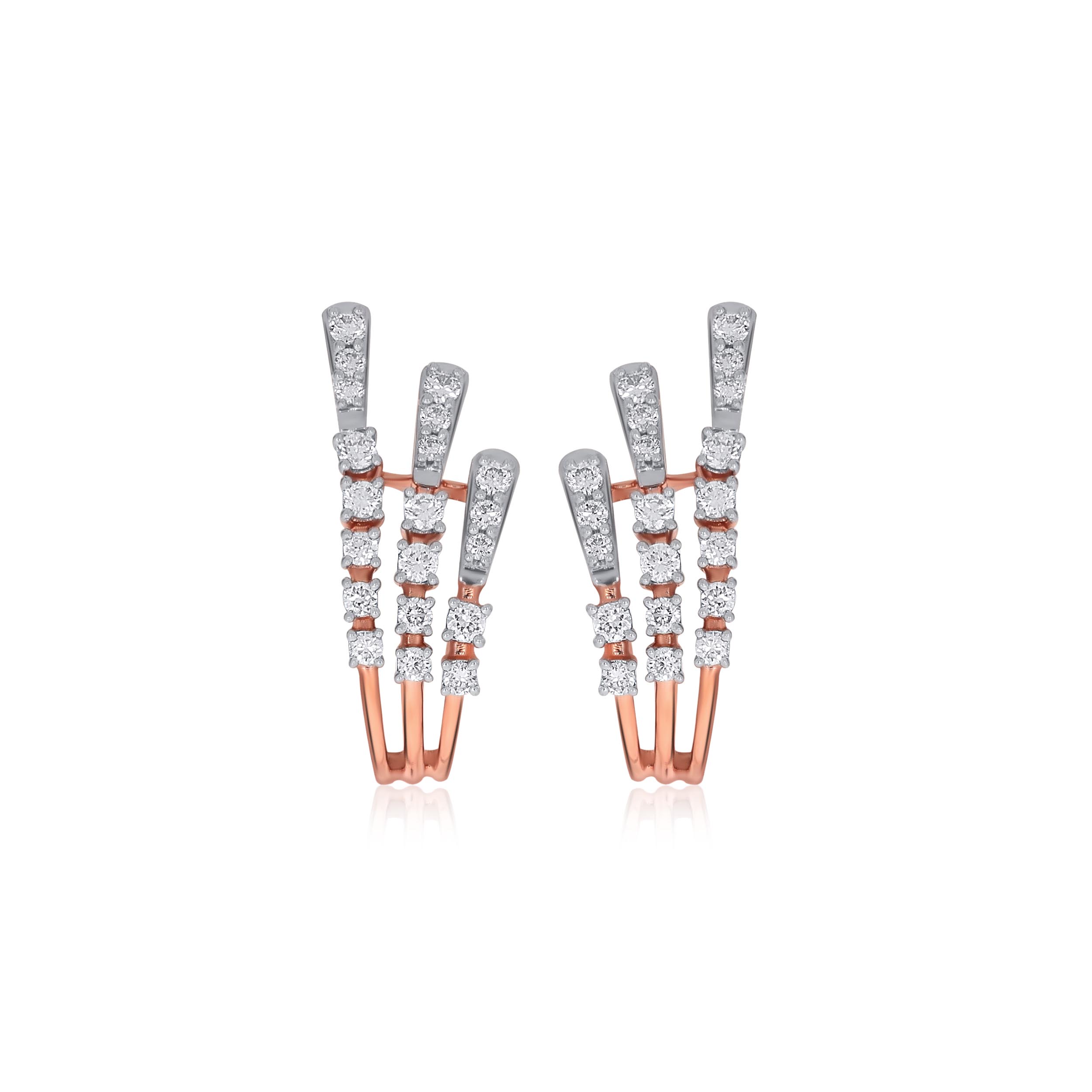 Trio Glint Diamond Studs - Senco Gold and Diamonds