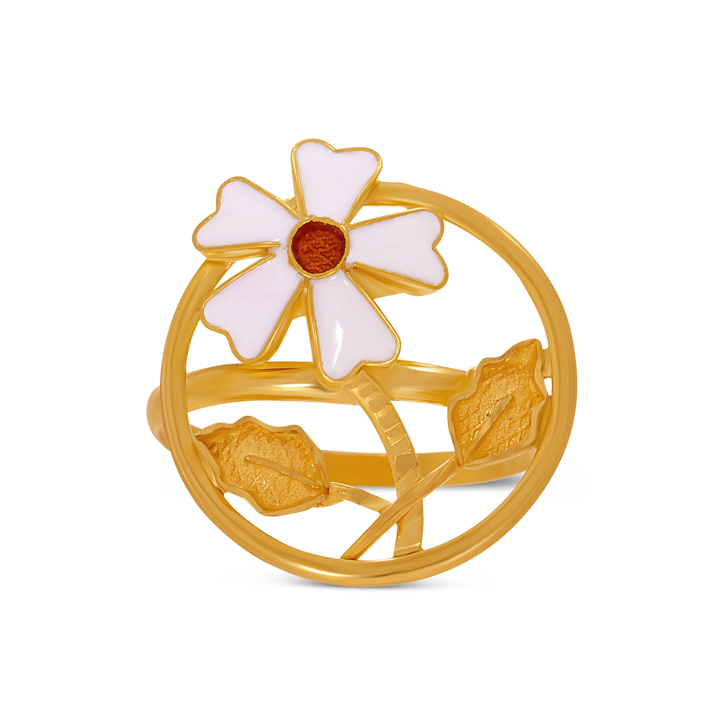 Soulful Shiuli Gold Ring - Senco Gold and Diamonds