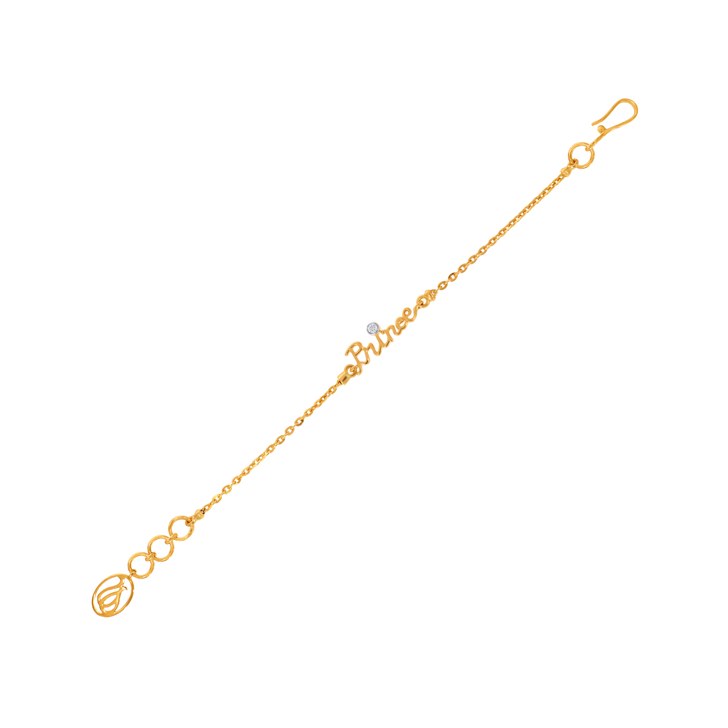 18K Yellow Gold Kids Diamond Bracelet-DBR-D000790459 - Senco Gold and Diamonds