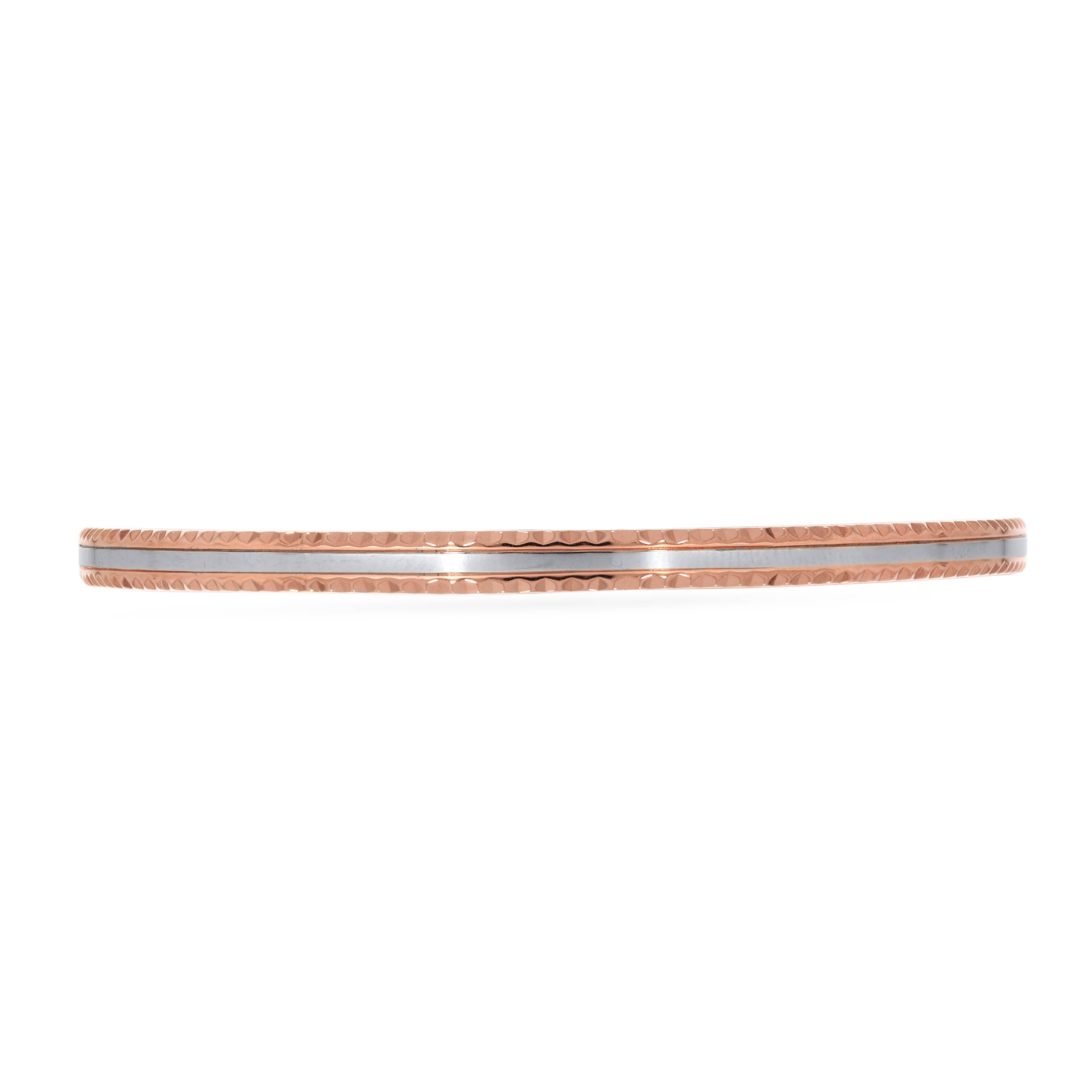 Flowing Simplicity Platinum Bangle - Senco Gold and Diamonds