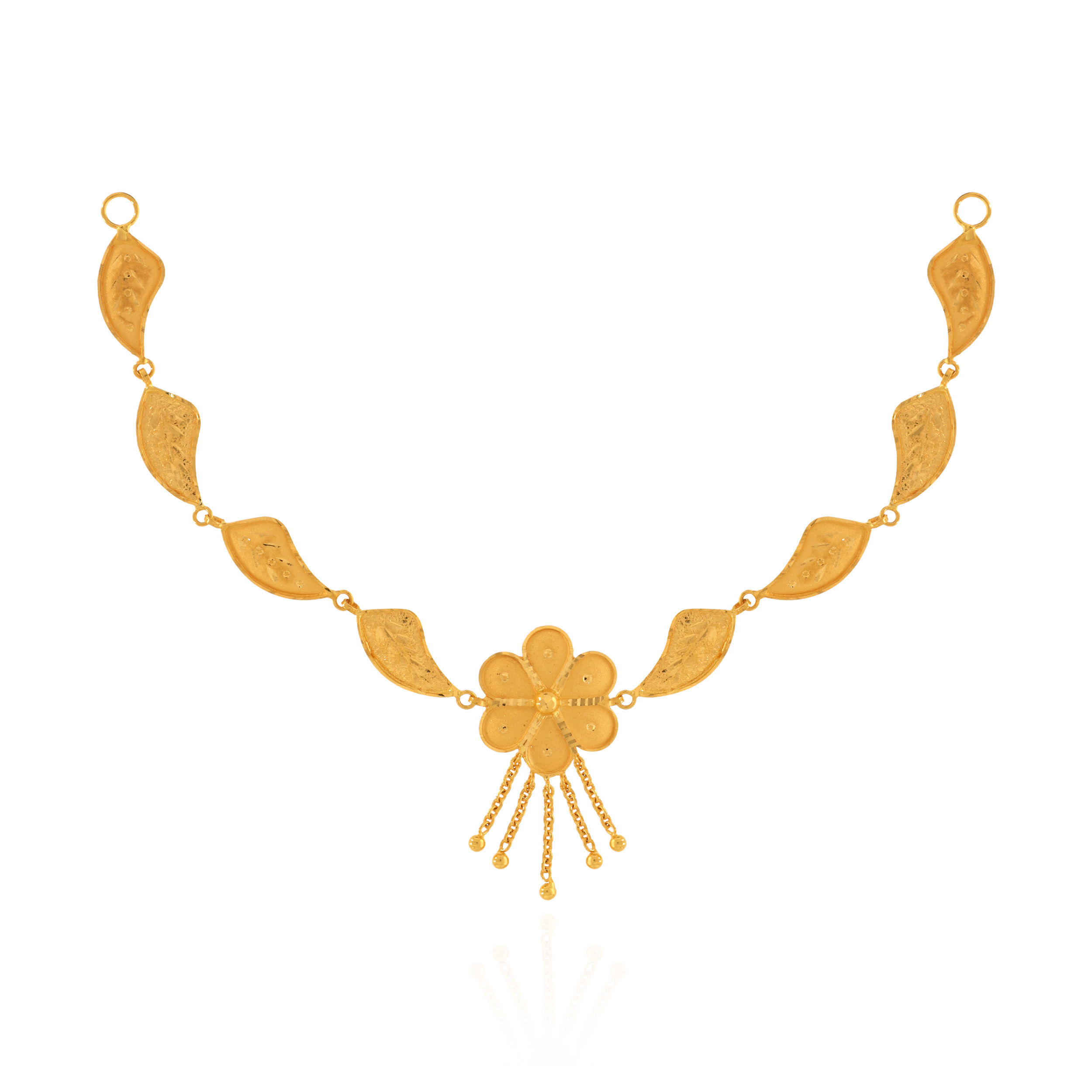 Flora Trail Gold Necklace - Senco Gold and Diamonds