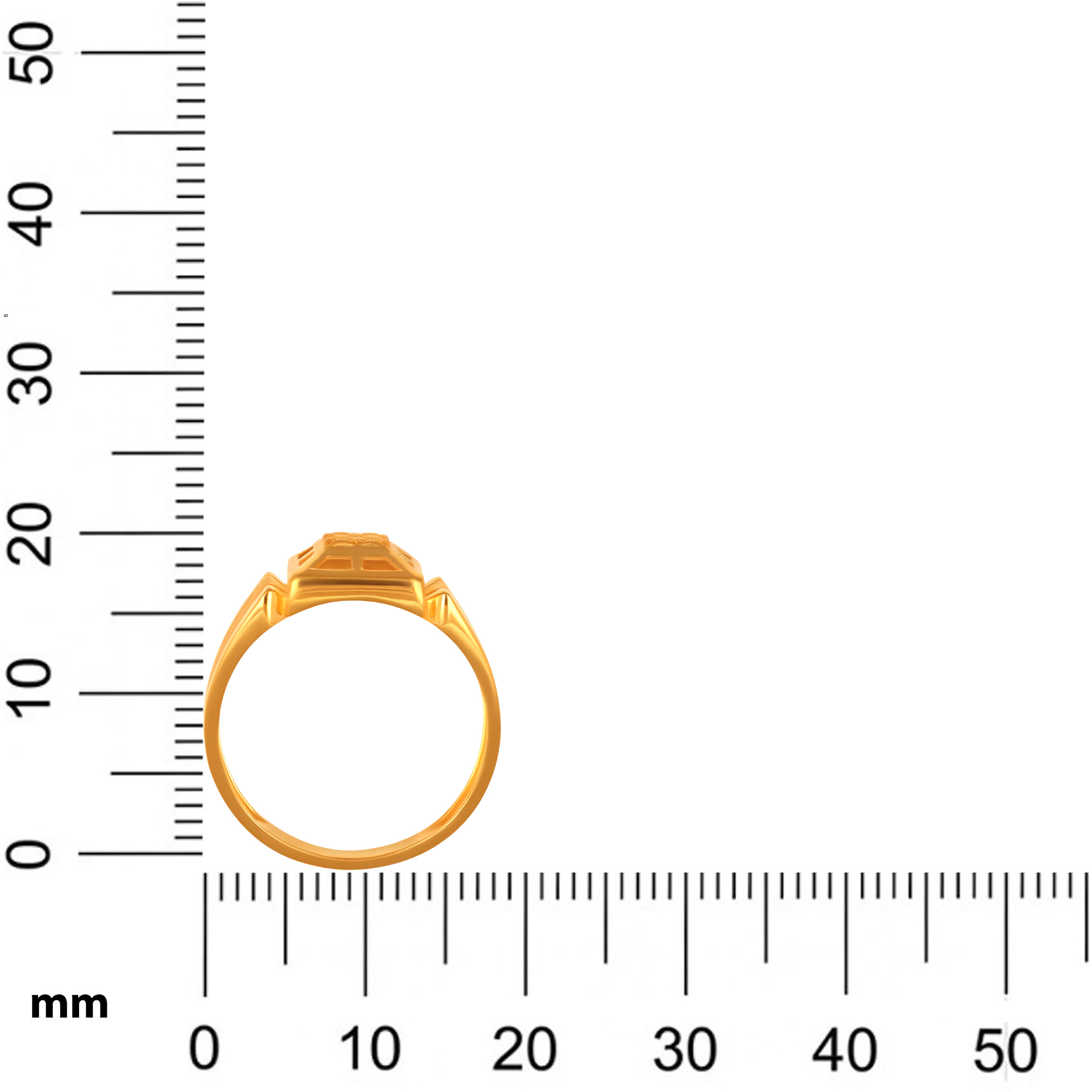 22K Yellow Gold Men's Gold Ring-GGR-SAD0000006 - Senco Gold and Diamonds