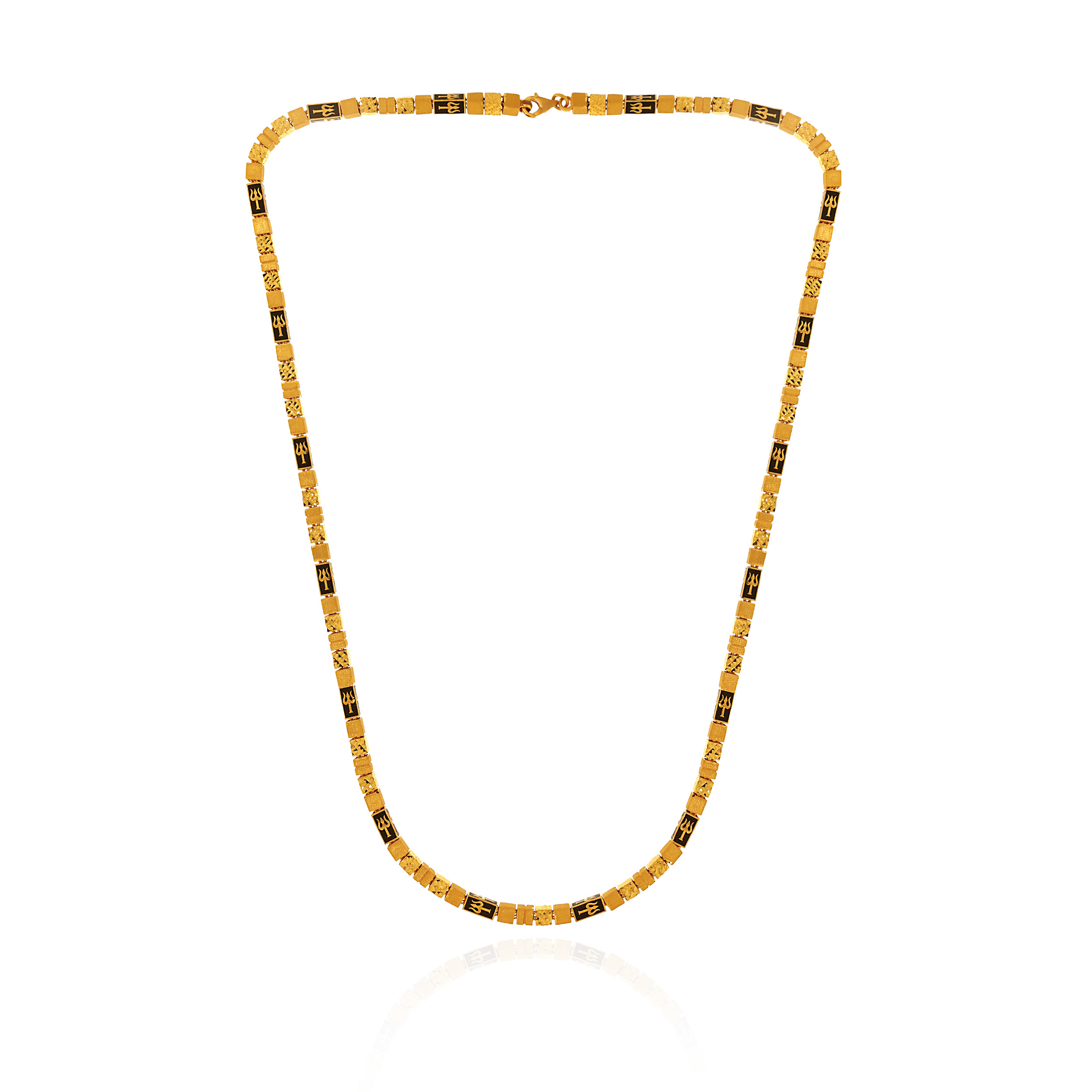 Trishul Accent Men's Gold Chain - Senco Gold and Diamonds