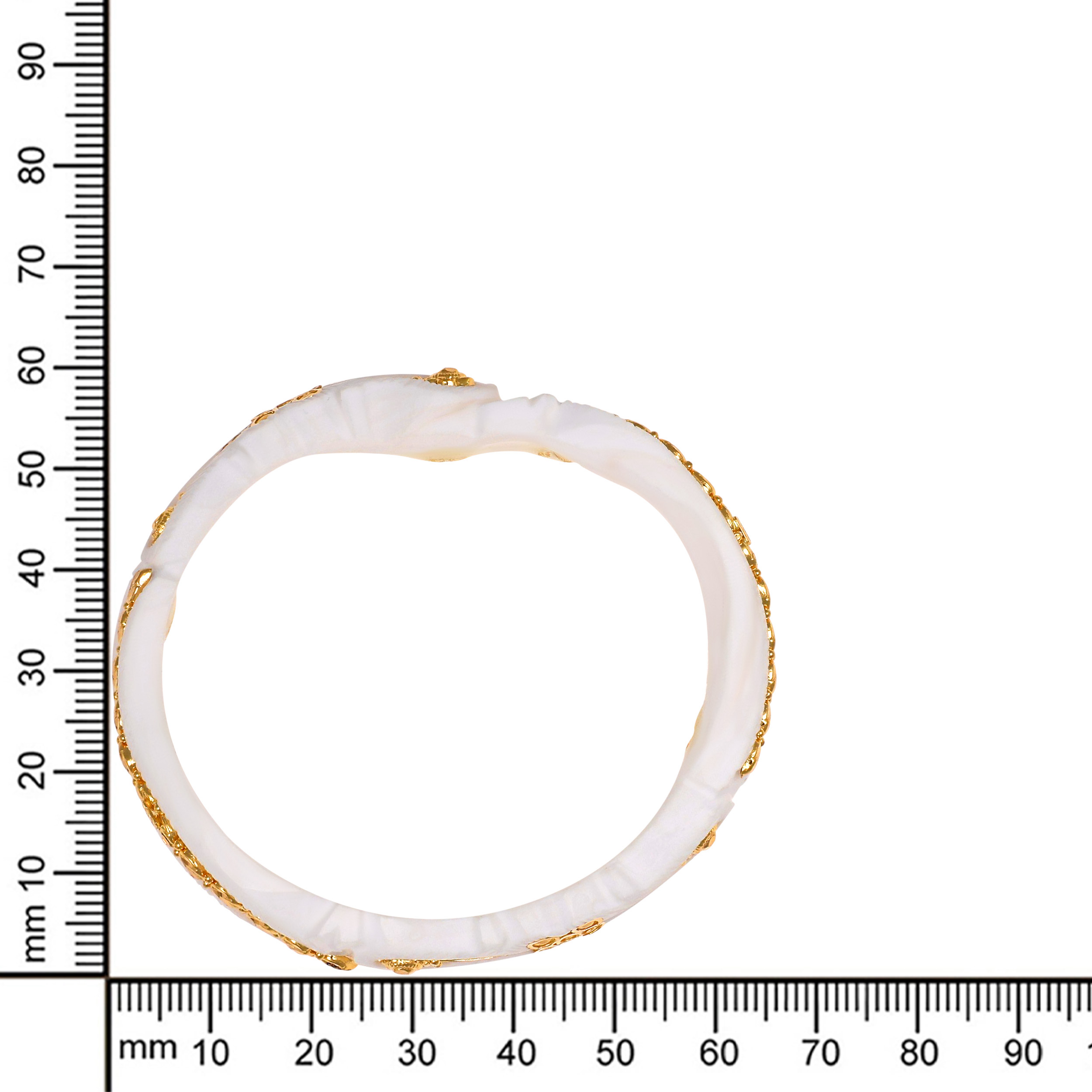 Heritage Radiance Gold Sankha Bangle - Senco Gold and Diamonds