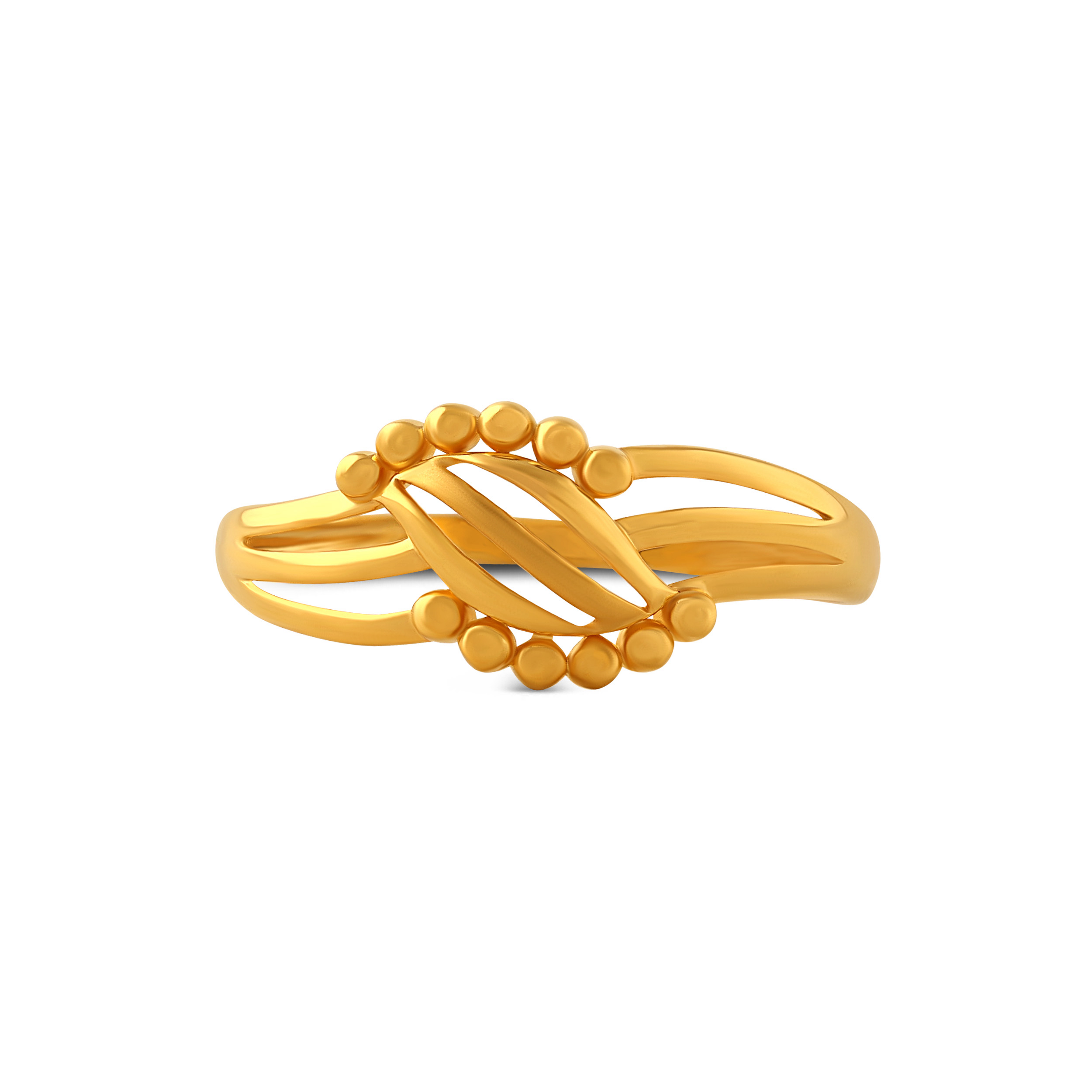 Braided Elegance Gold Ring - Senco Gold and Diamonds