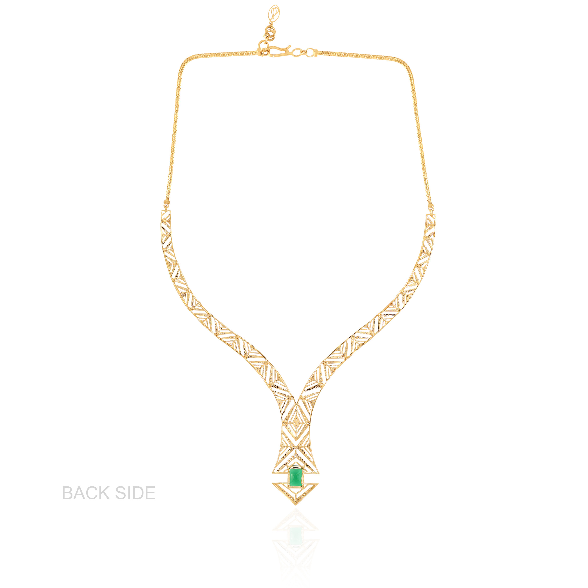 14K Yellow Gold Diamond Necklace-DGN-D000753294 - Senco Gold and Diamonds