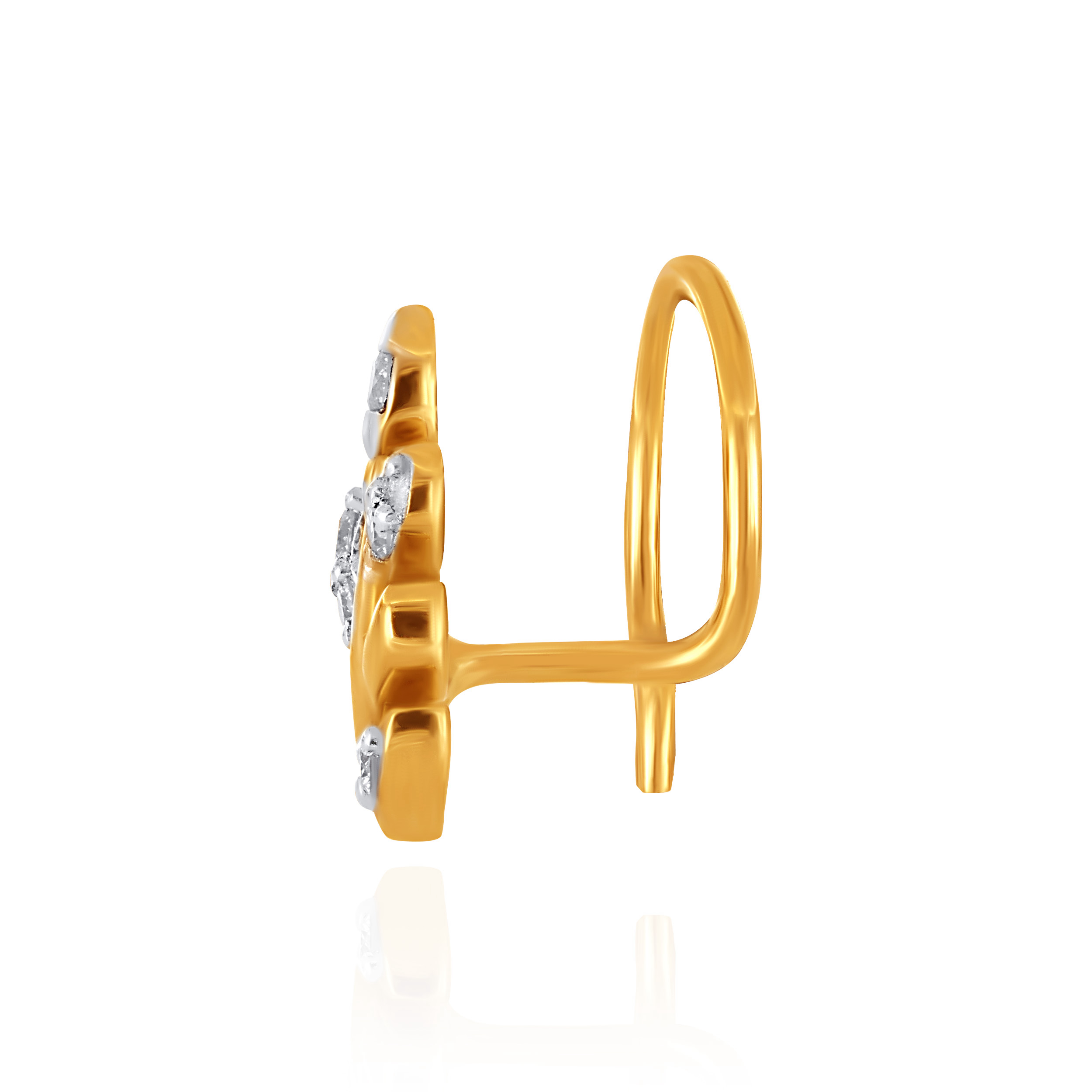 Leaflet Kids' Diamond Earrings - Senco Gold and Diamonds