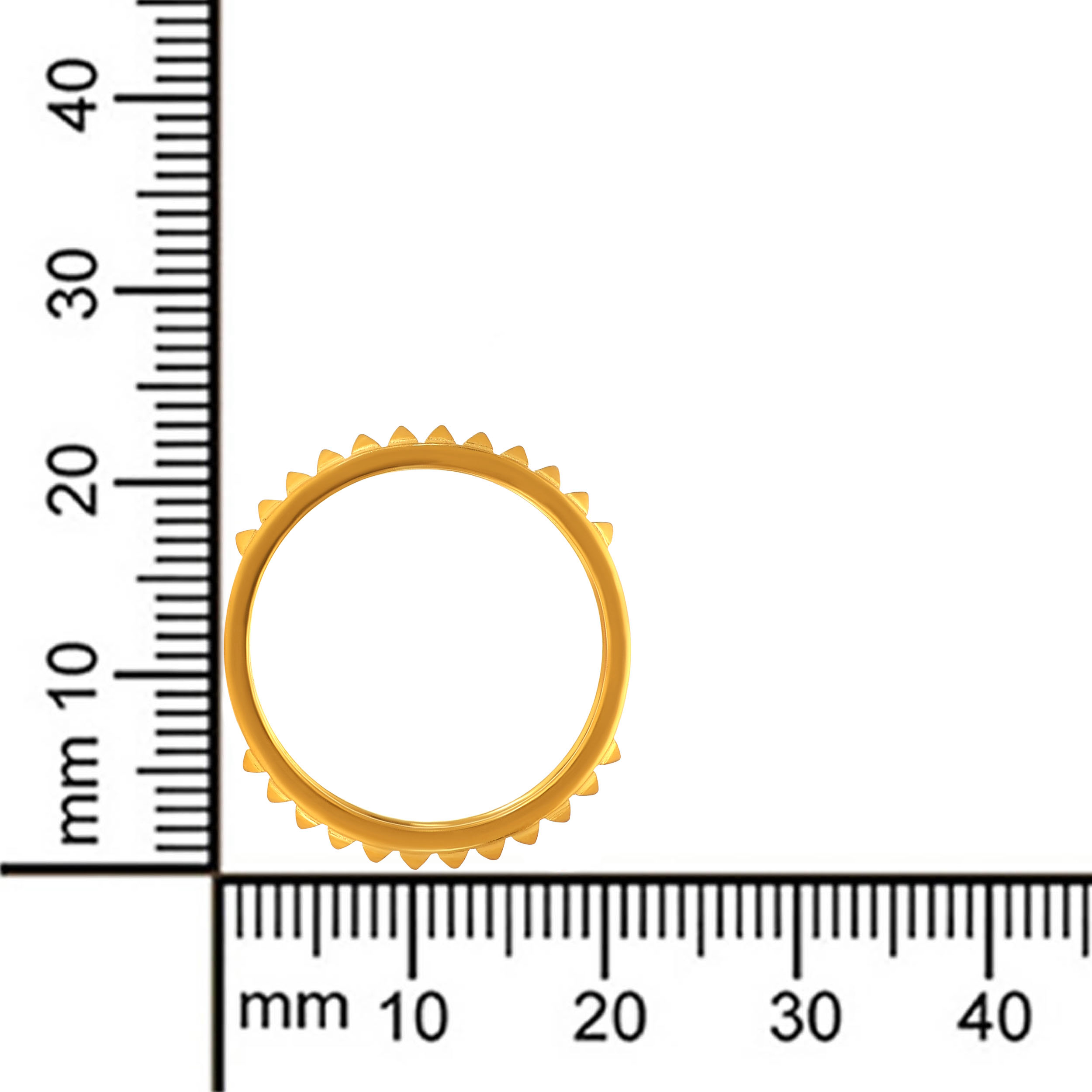 22K Yellow Gold Men's Band Ring_GGR-SAD0005376 - Senco Gold and Diamonds