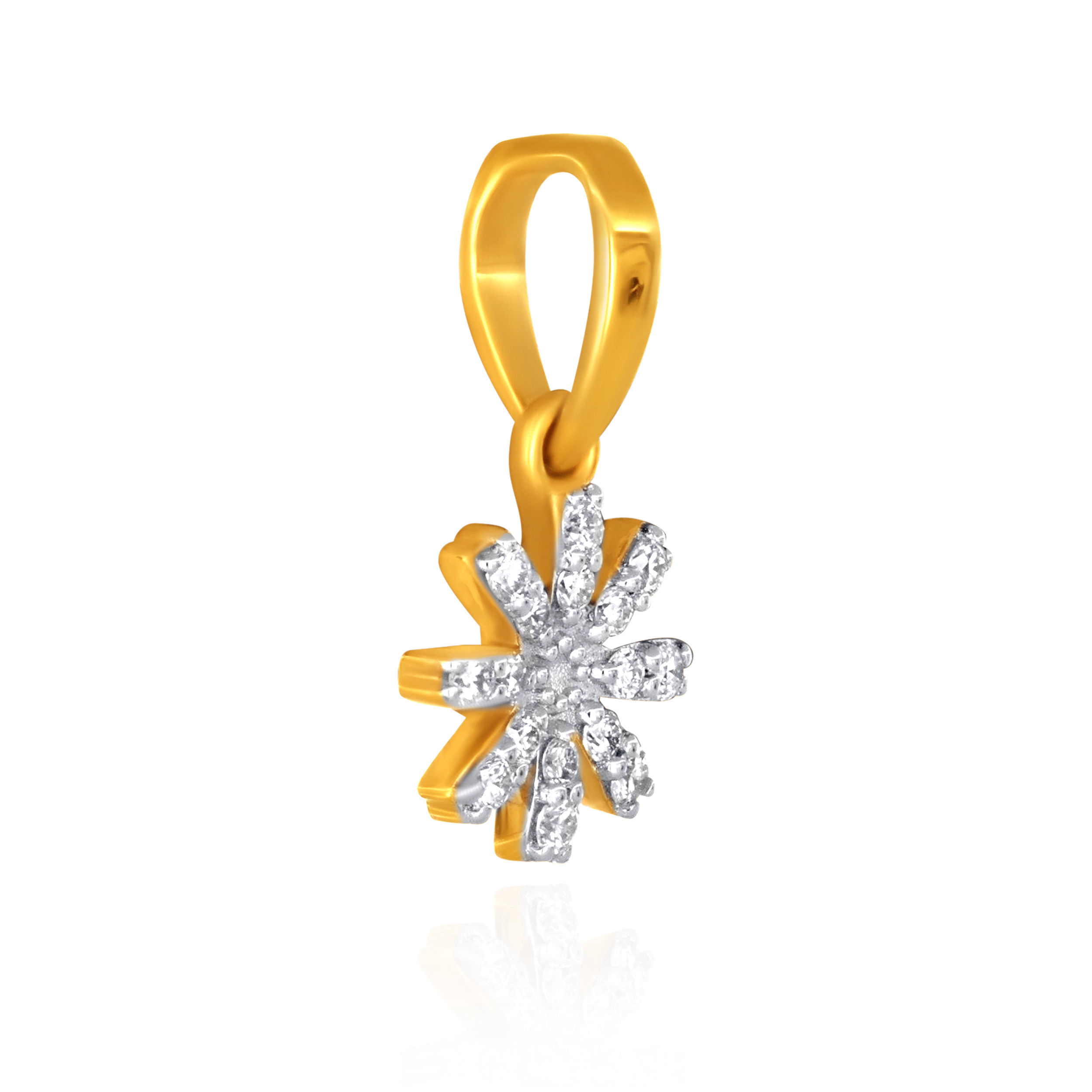 Shining Snowflake Diamond Pendant - Senco Gold and Diamonds
