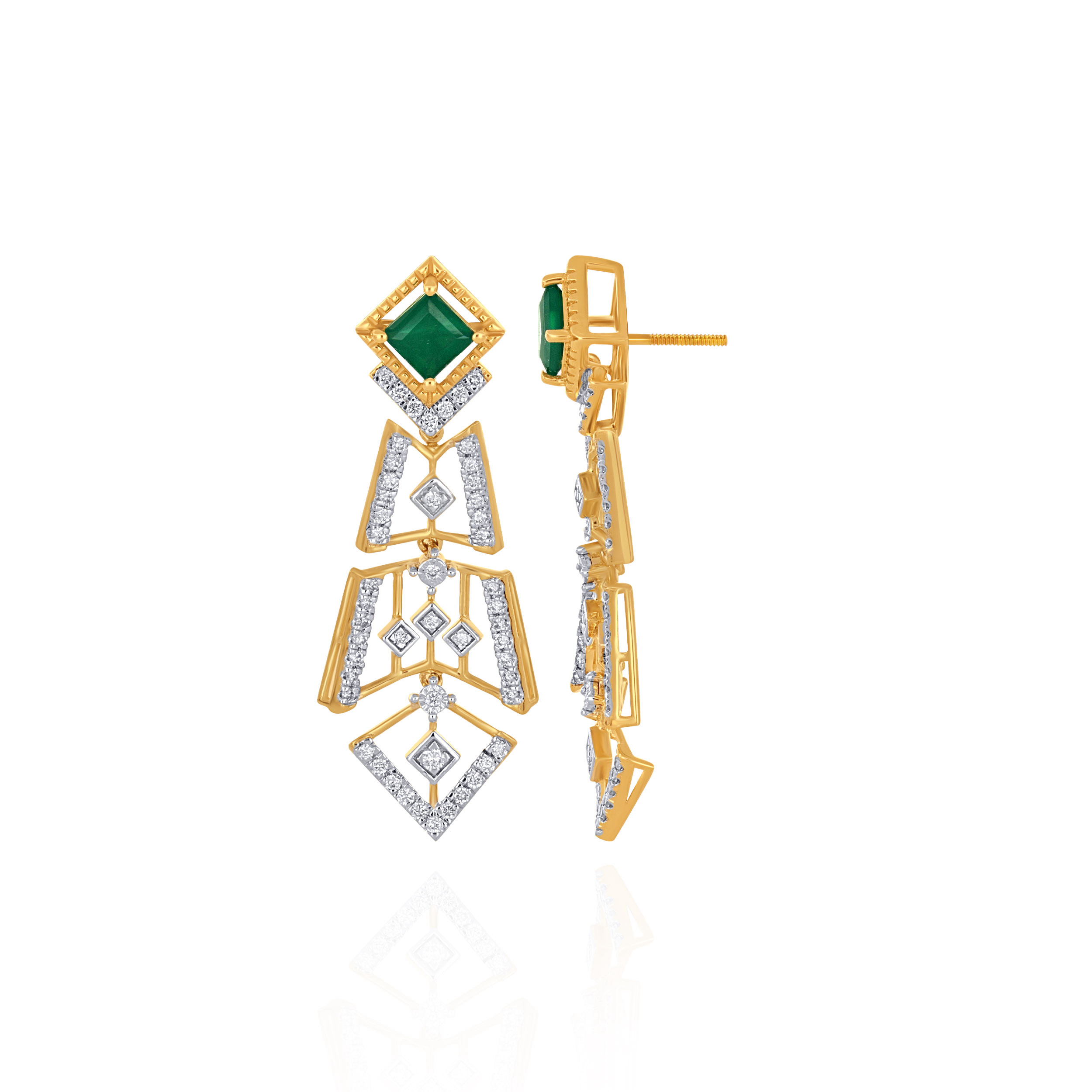 Lustra Finesse Diamond Earrings - Senco Gold and Diamonds