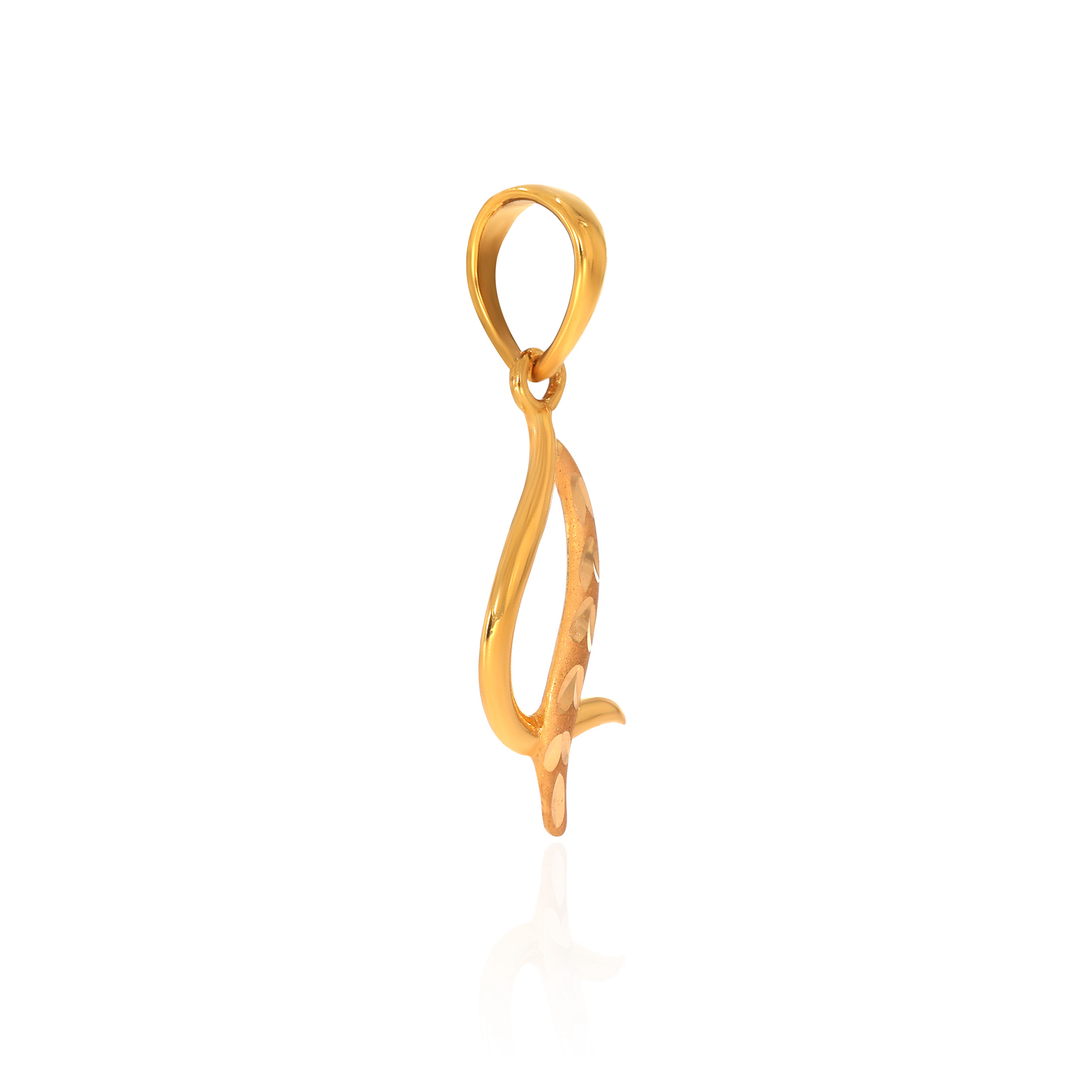 22K Yellow Gold Fancy Gold Pendant-GPN-D000555591 - Senco Gold and Diamonds