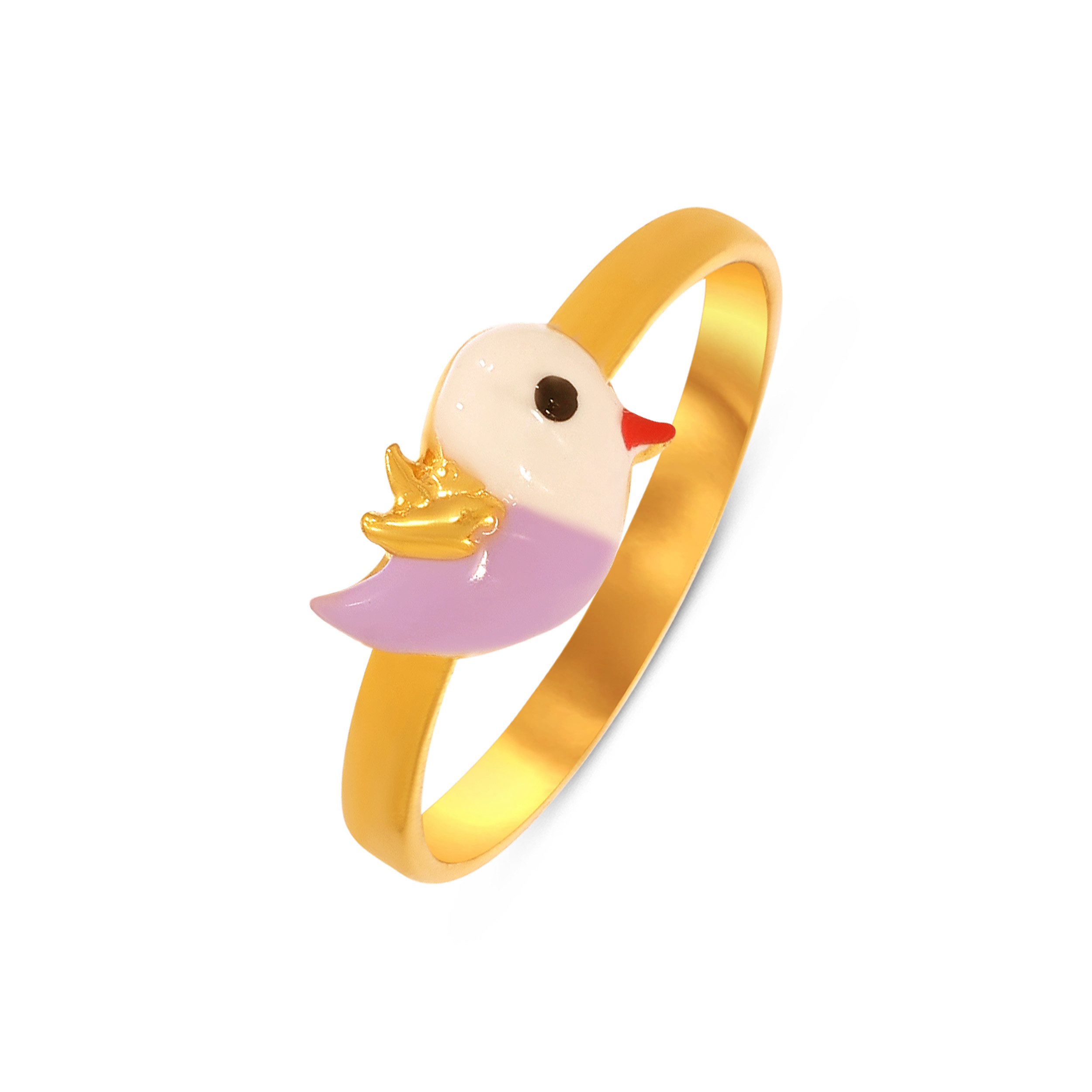 Whimsical Bird Kid's Gold Ring - Senco Gold and Diamonds