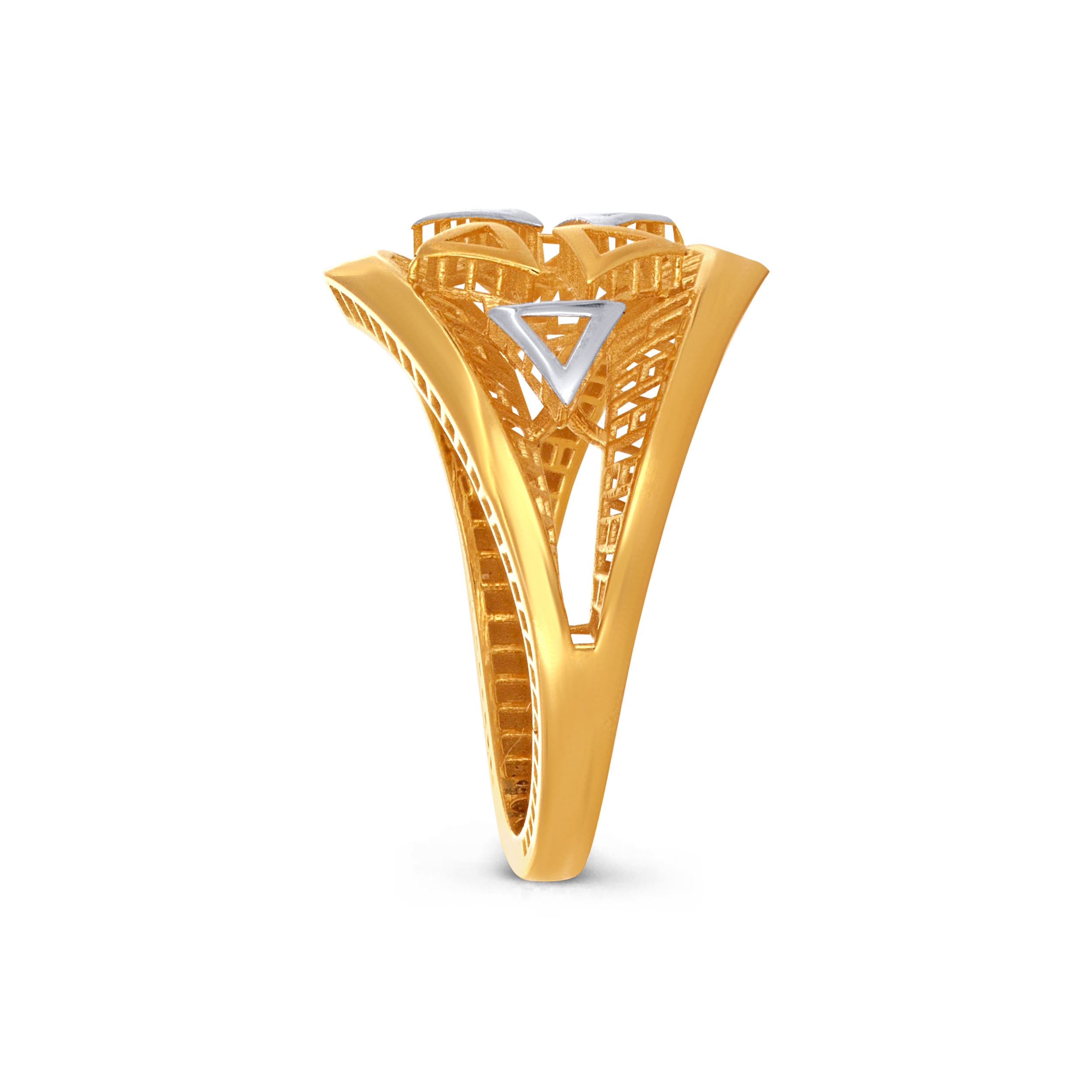 Urban Lattice Gold Ring - Senco Gold and Diamonds