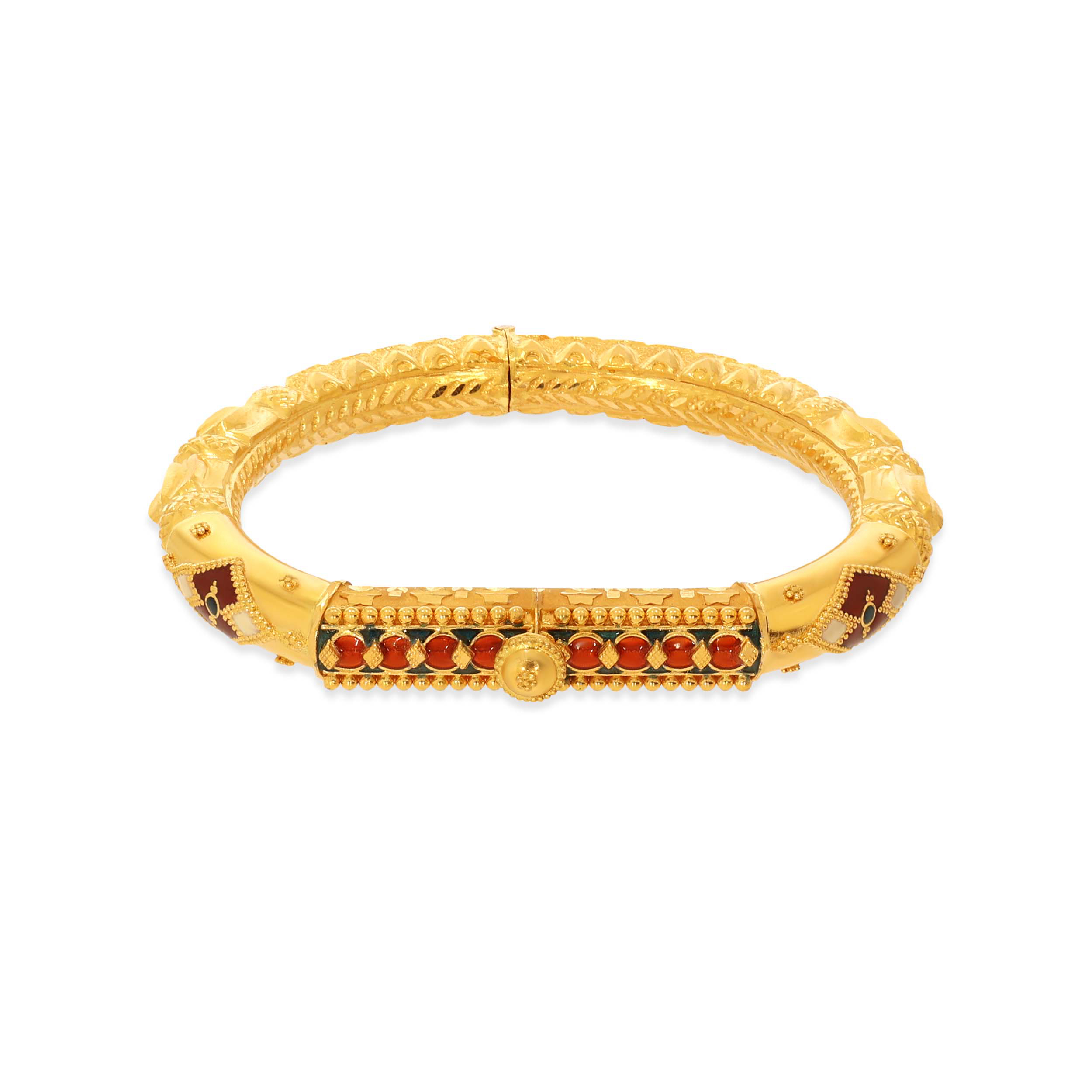 Ethos of Tradition Gold Bangle - Senco Gold and Diamonds
