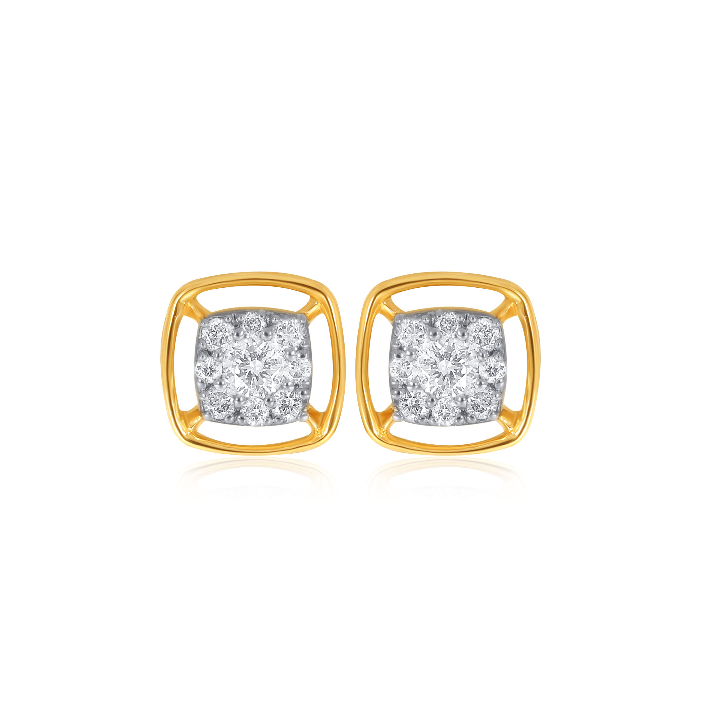 Classy Indulgence Diamond Studs - Senco Gold and Diamonds