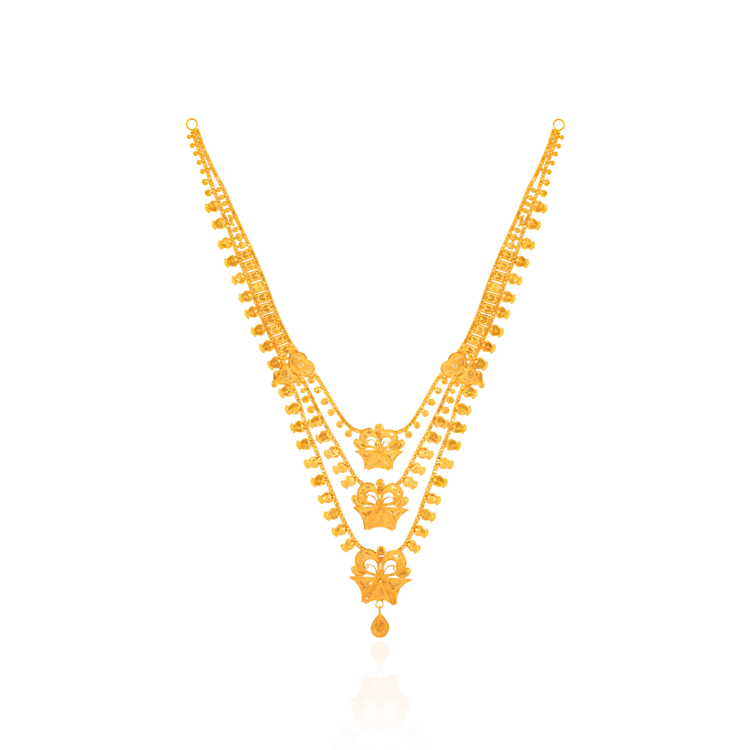 Layered Regal Gold Necklace - Senco Gold and Diamonds