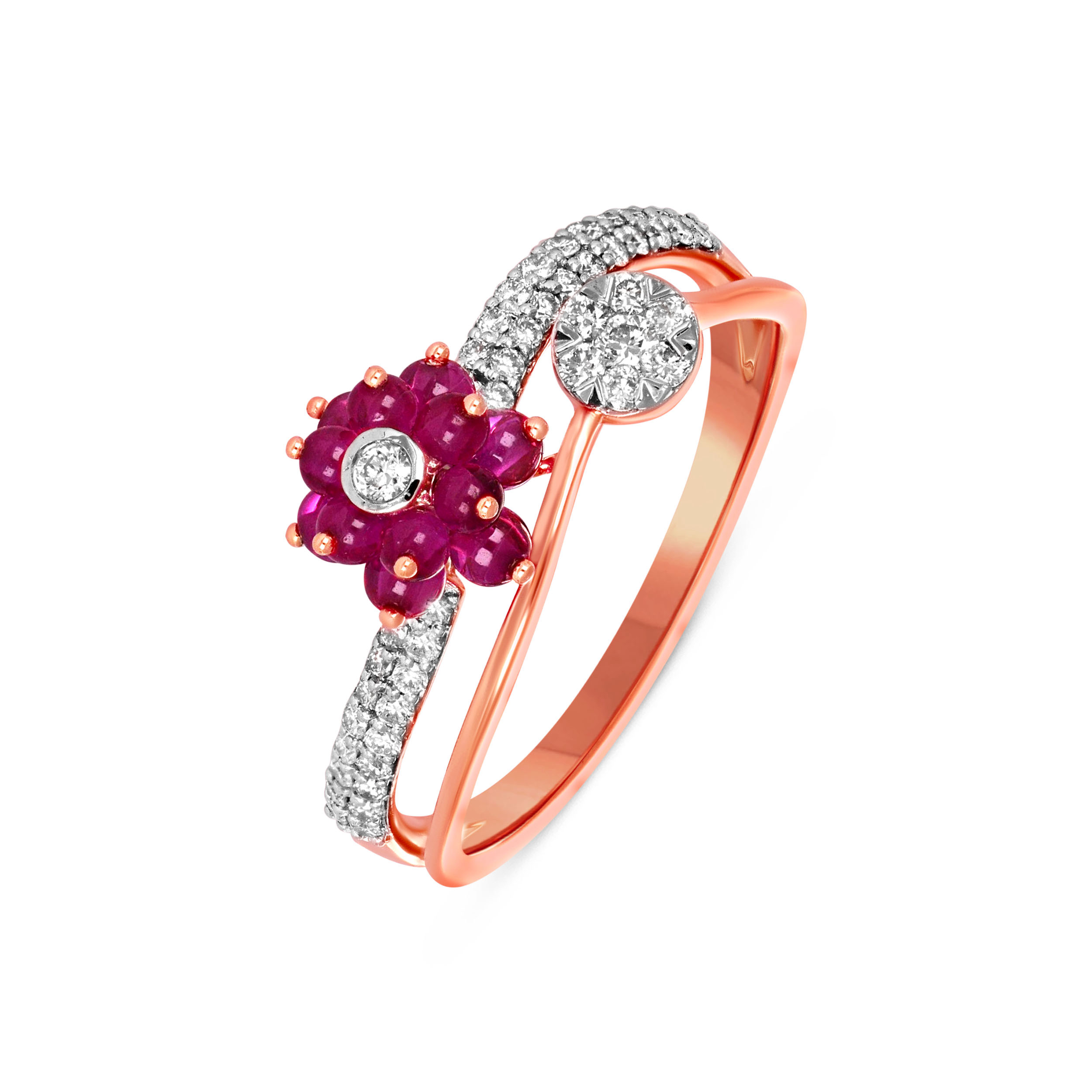 Berry Aesthetic Diamond Ring - Senco Gold and Diamonds