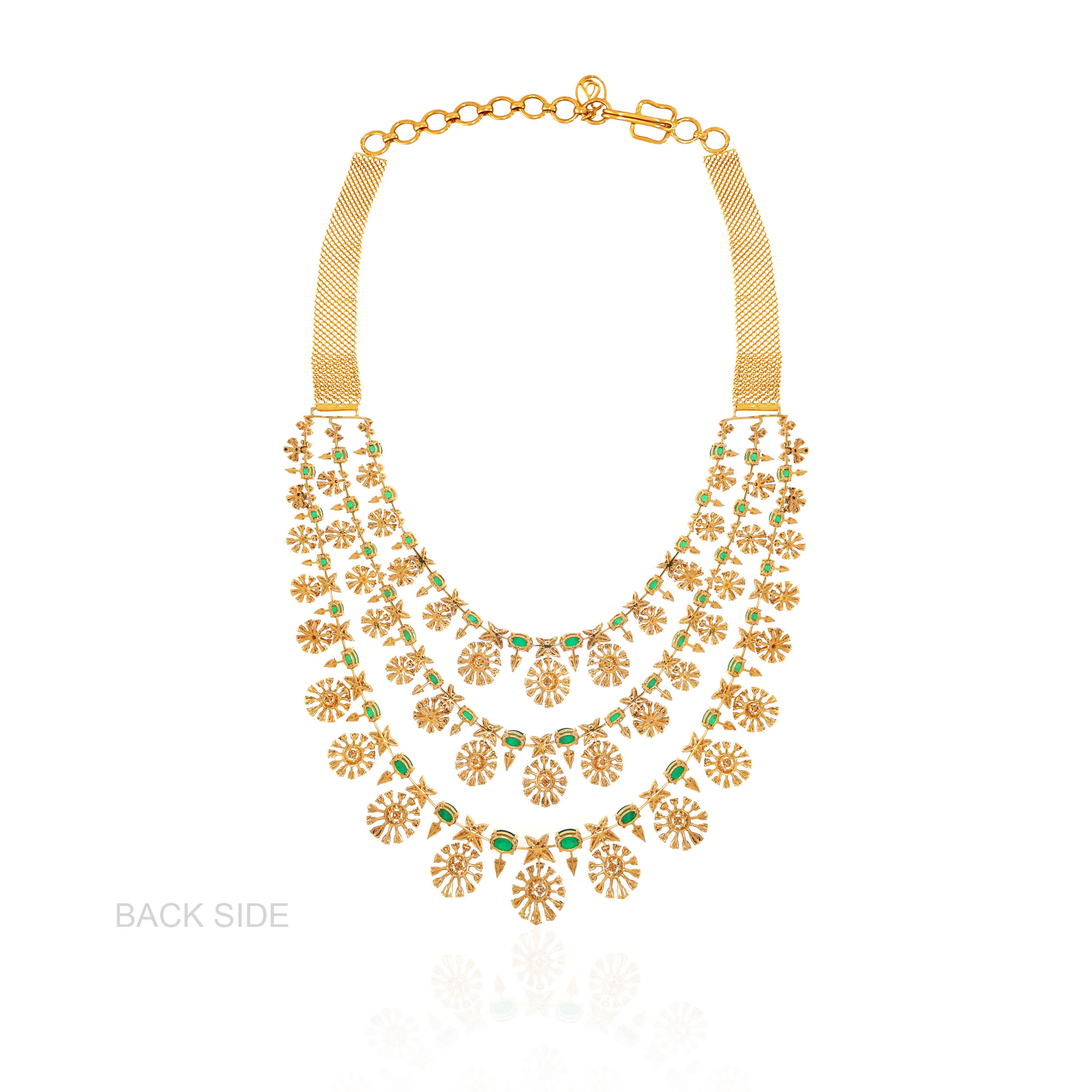 14K Yellow Gold Diamond Necklace-DGN-D000741172 - Senco Gold and Diamonds