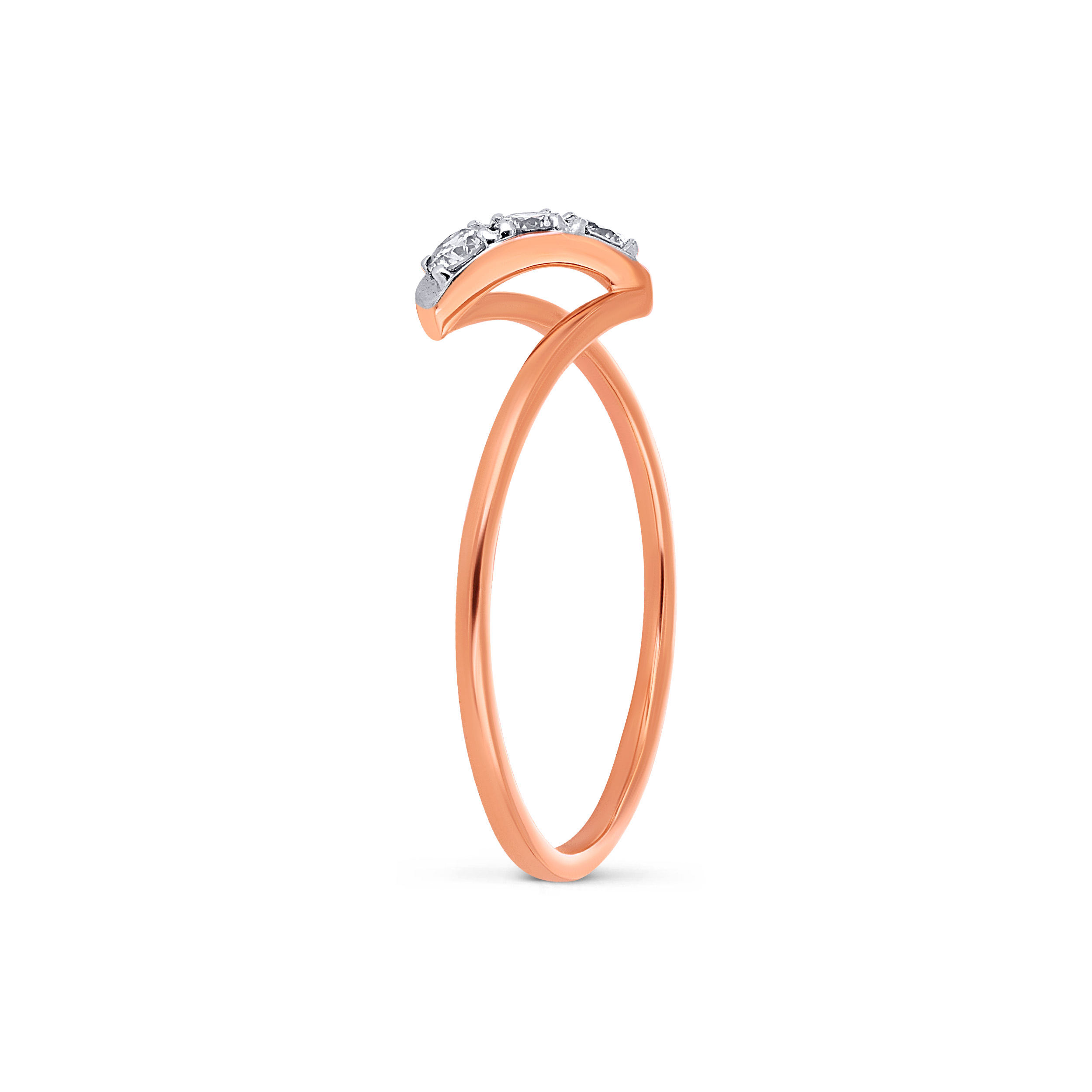 Rosé Sweep Diamond Ring - Senco Gold and Diamonds