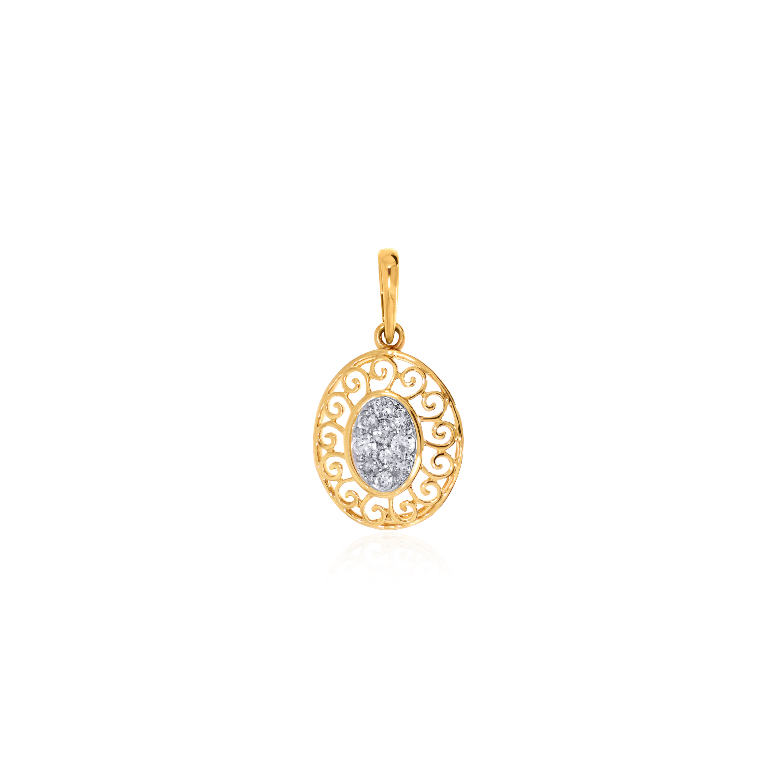 Enchanting Vines Diamond Pendant - Senco Gold and Diamonds