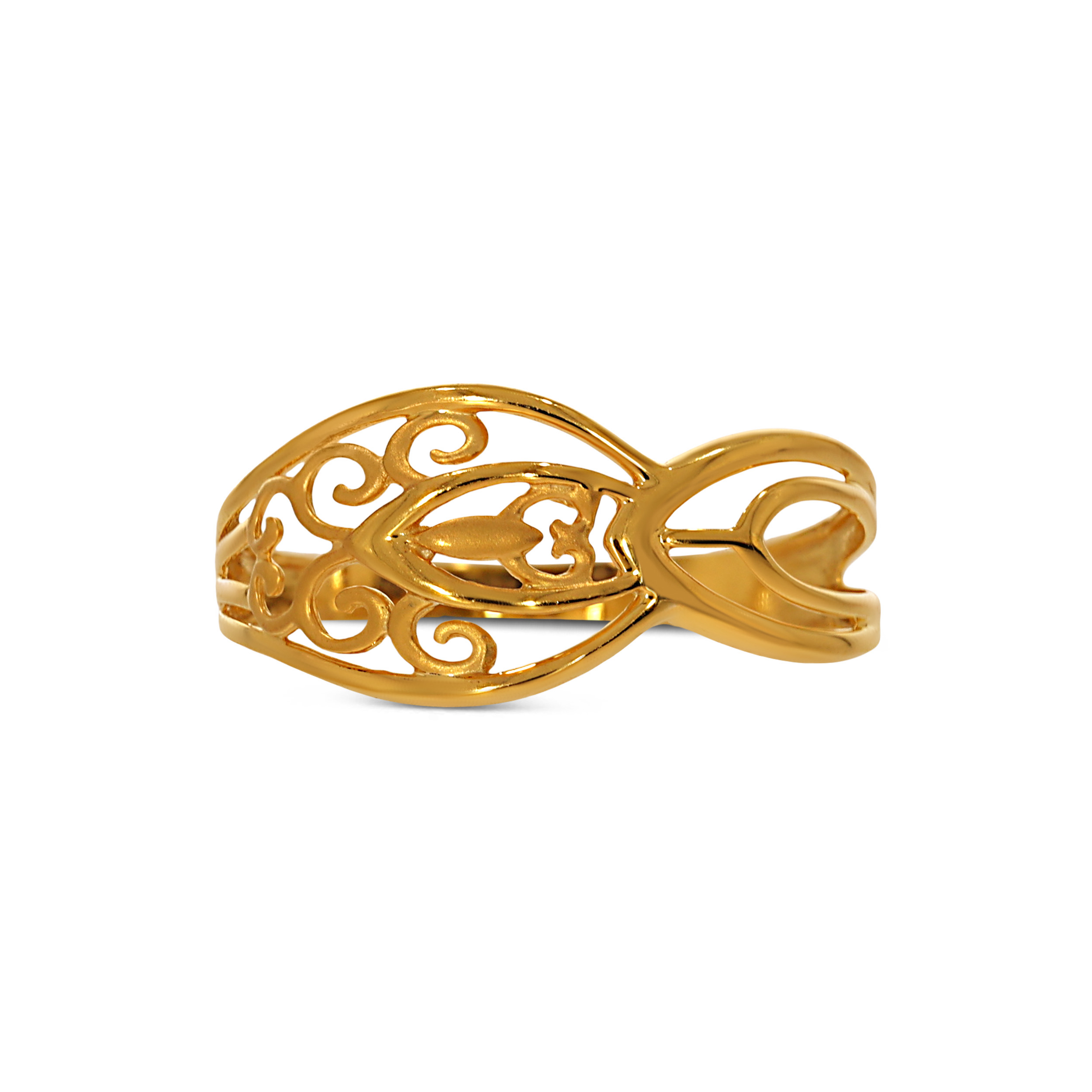 Mirage Filigree Gold Ring - Senco Gold and Diamonds