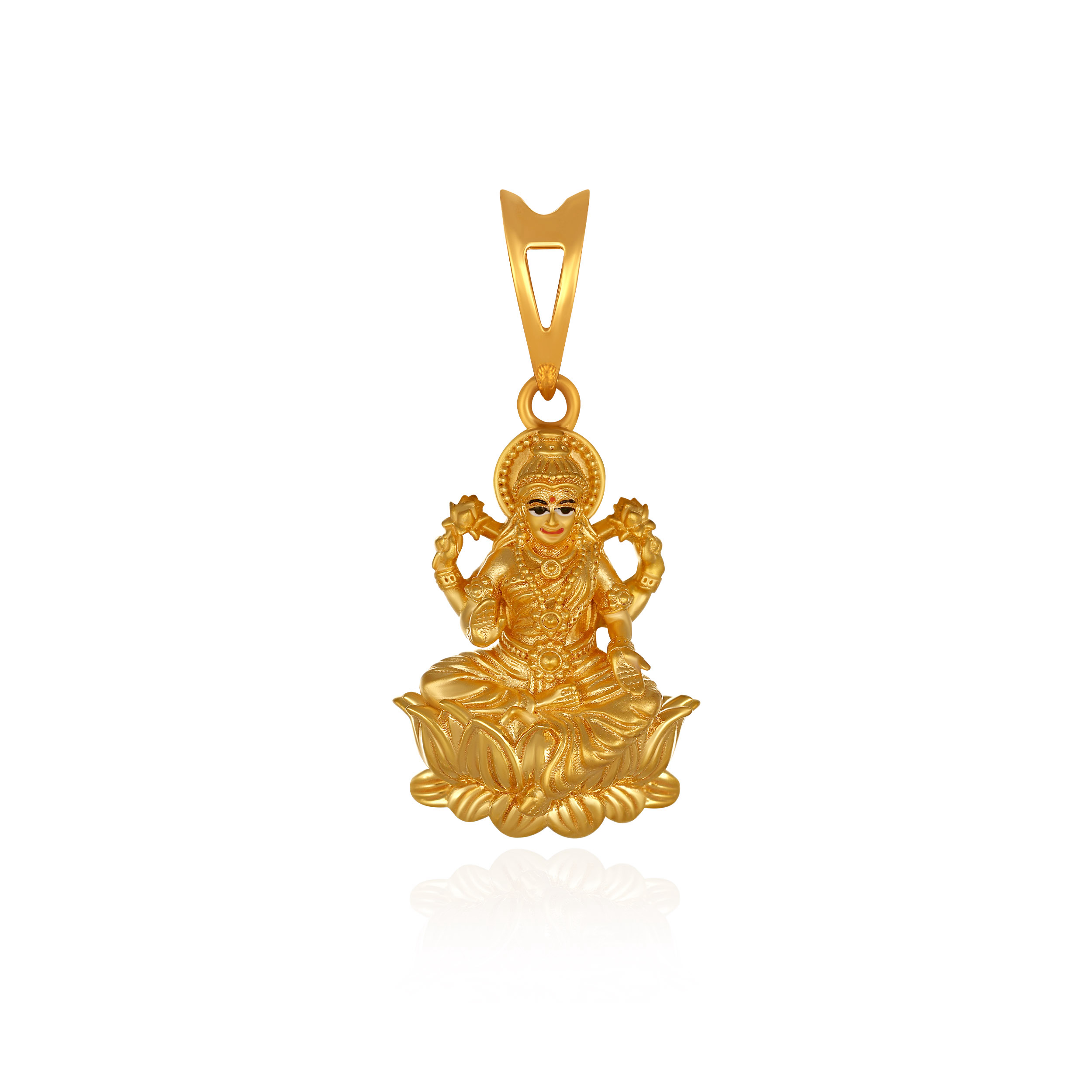 Radiance of Lakshmi Gold Pendant - Senco Gold and Diamonds