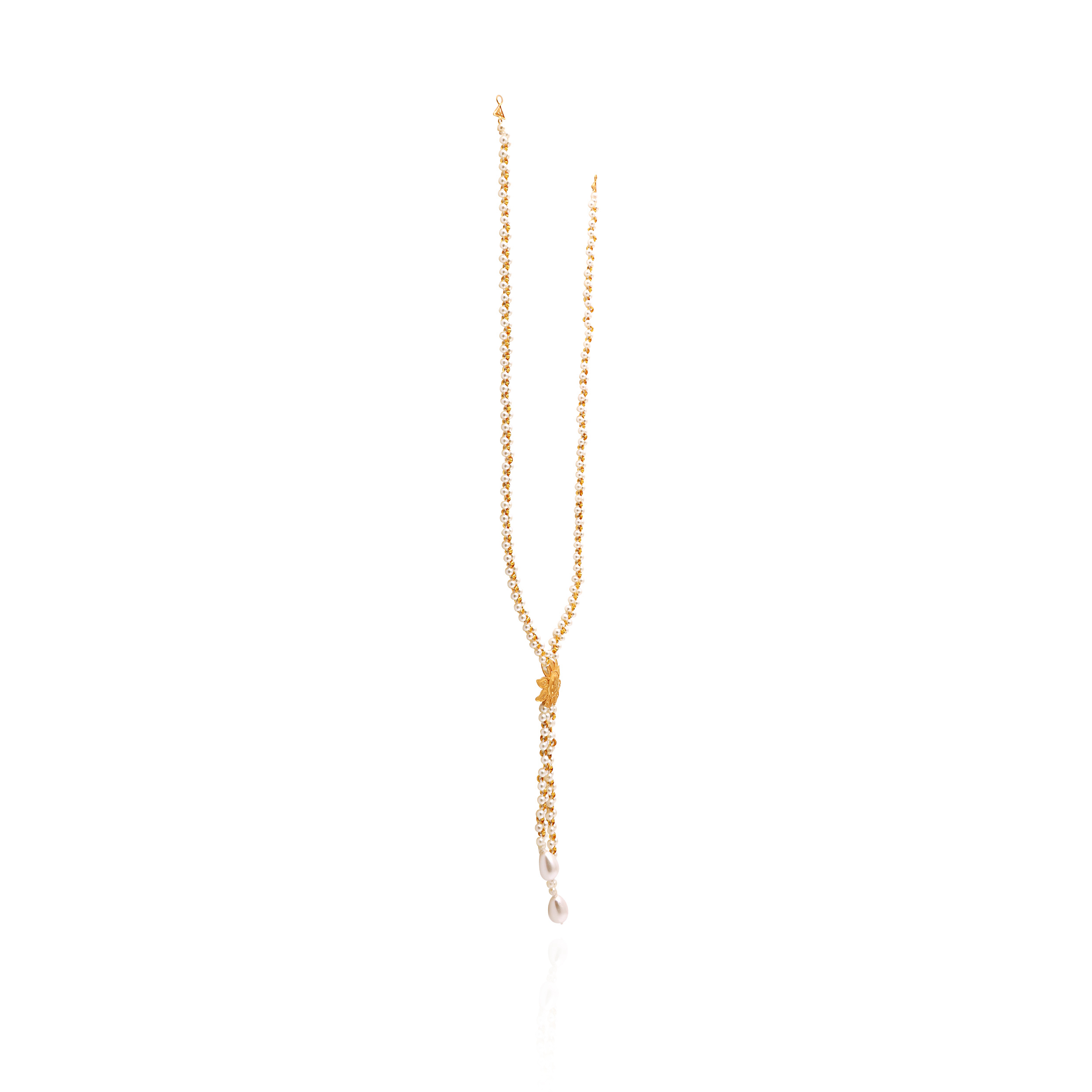 Ellora Pearl Gold Necklace - Senco Gold and Diamonds