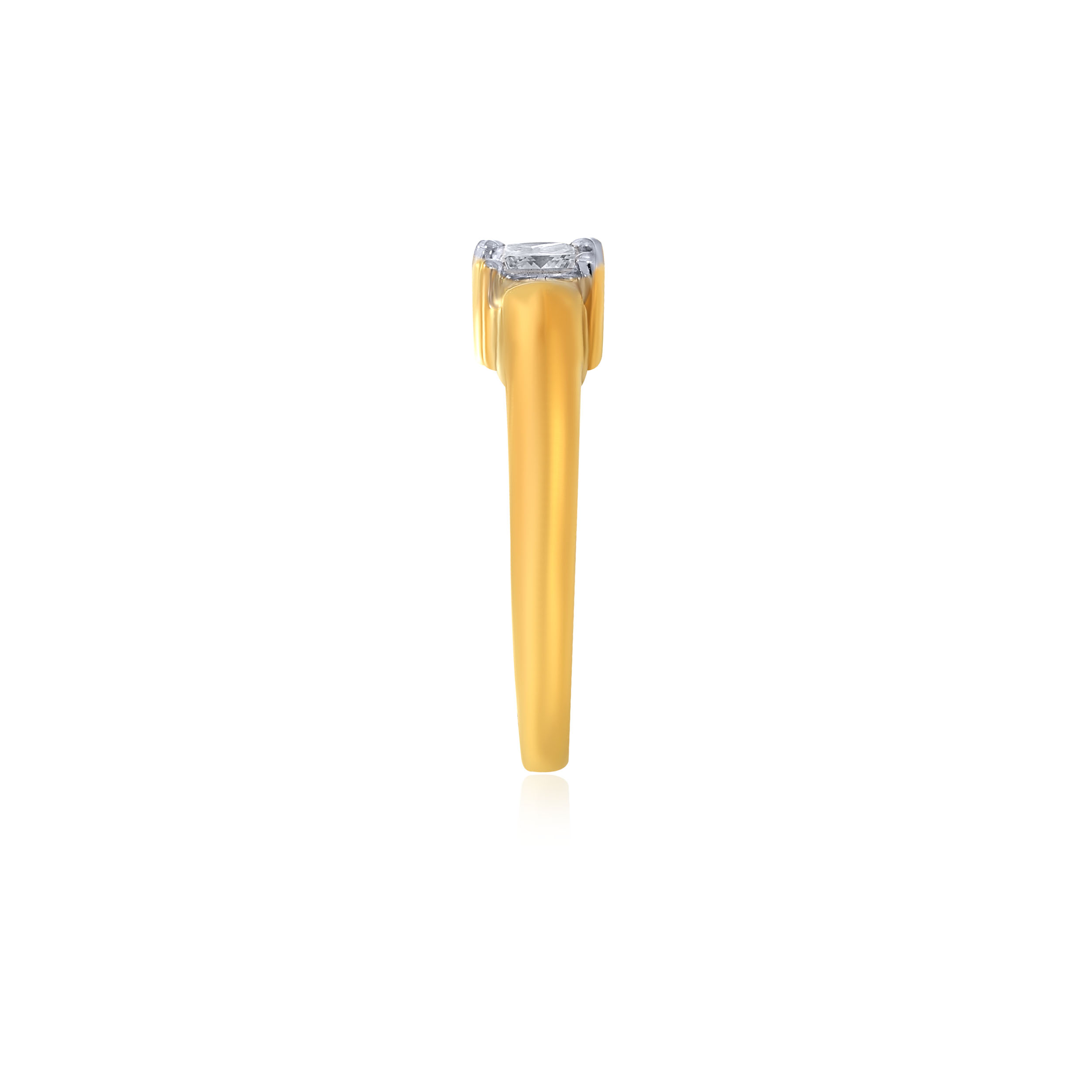 Elevated Quadrilateral Solitaire Ring - Senco Gold and Diamonds