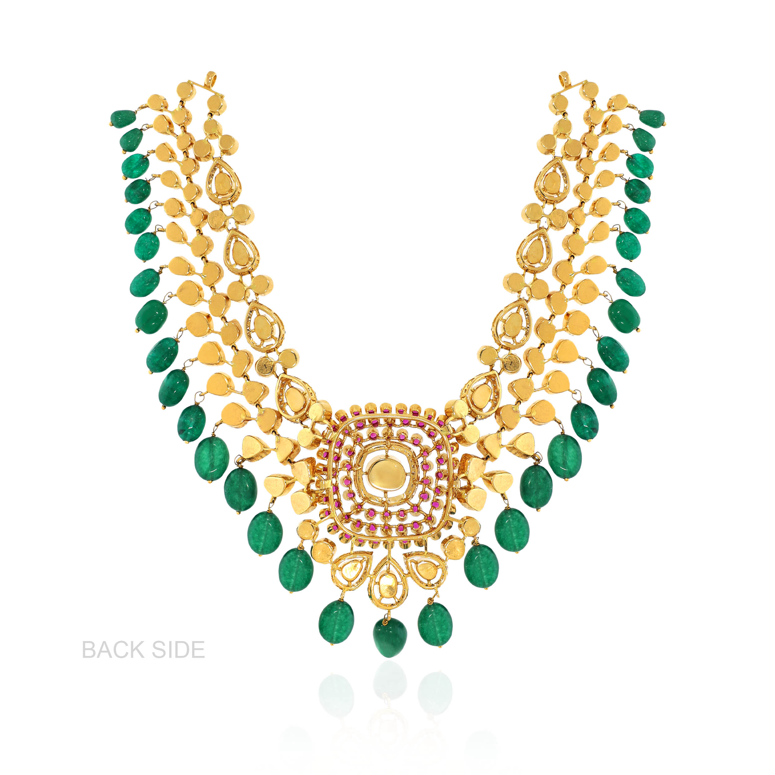 18K Yellow Gold Diamond Necklace-DGN-D000785295 - Senco Gold and Diamonds