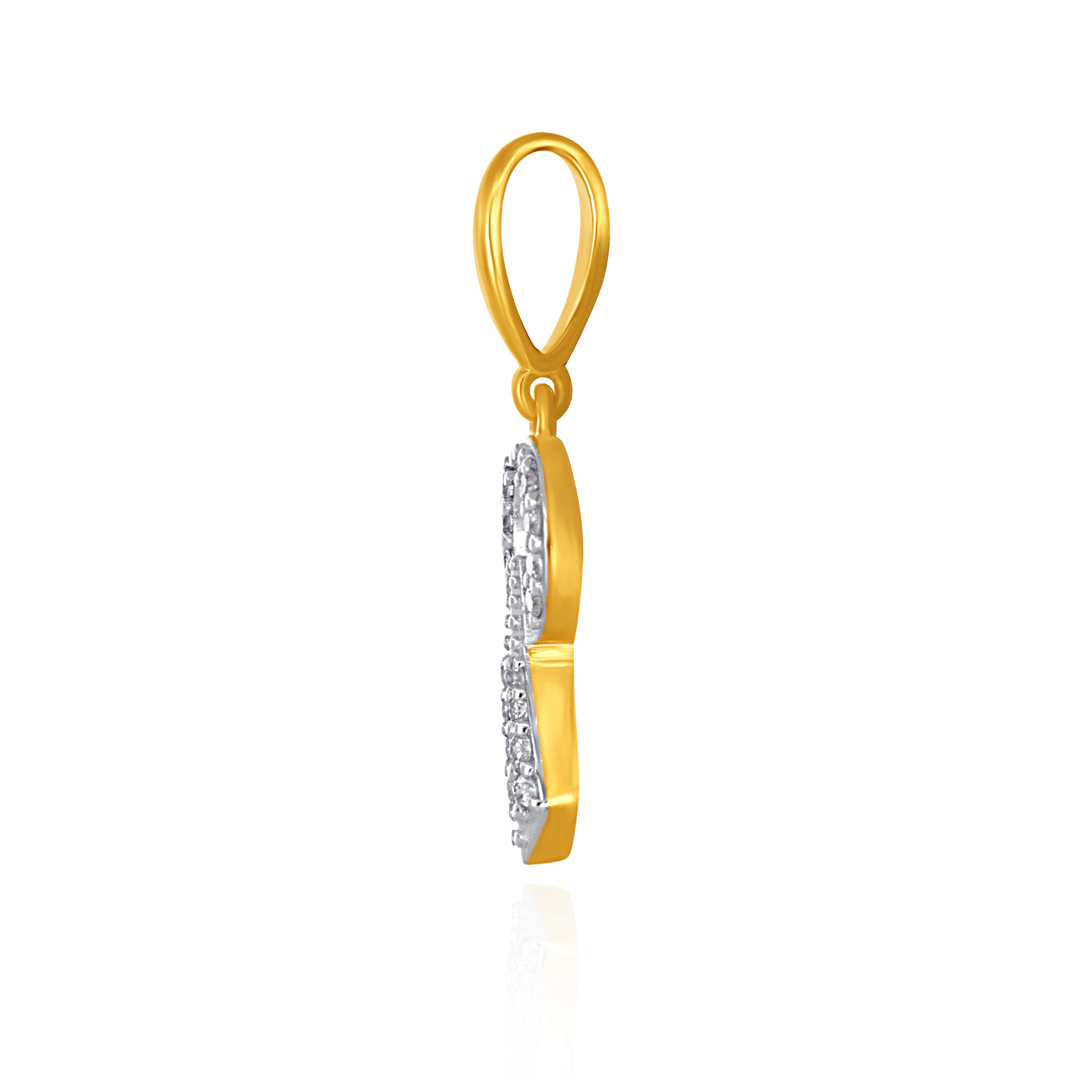Keyhole Elegance Diamond Pendant - Senco Gold and Diamonds