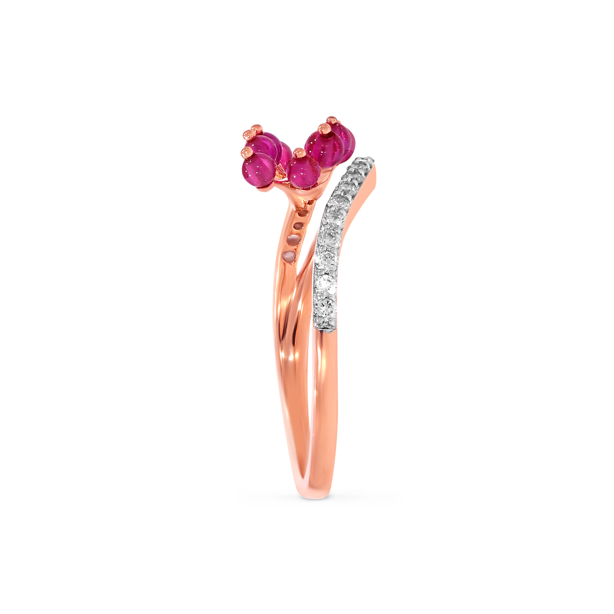 Berry Bloom Romance Diamond Ring - Senco Gold and Diamonds