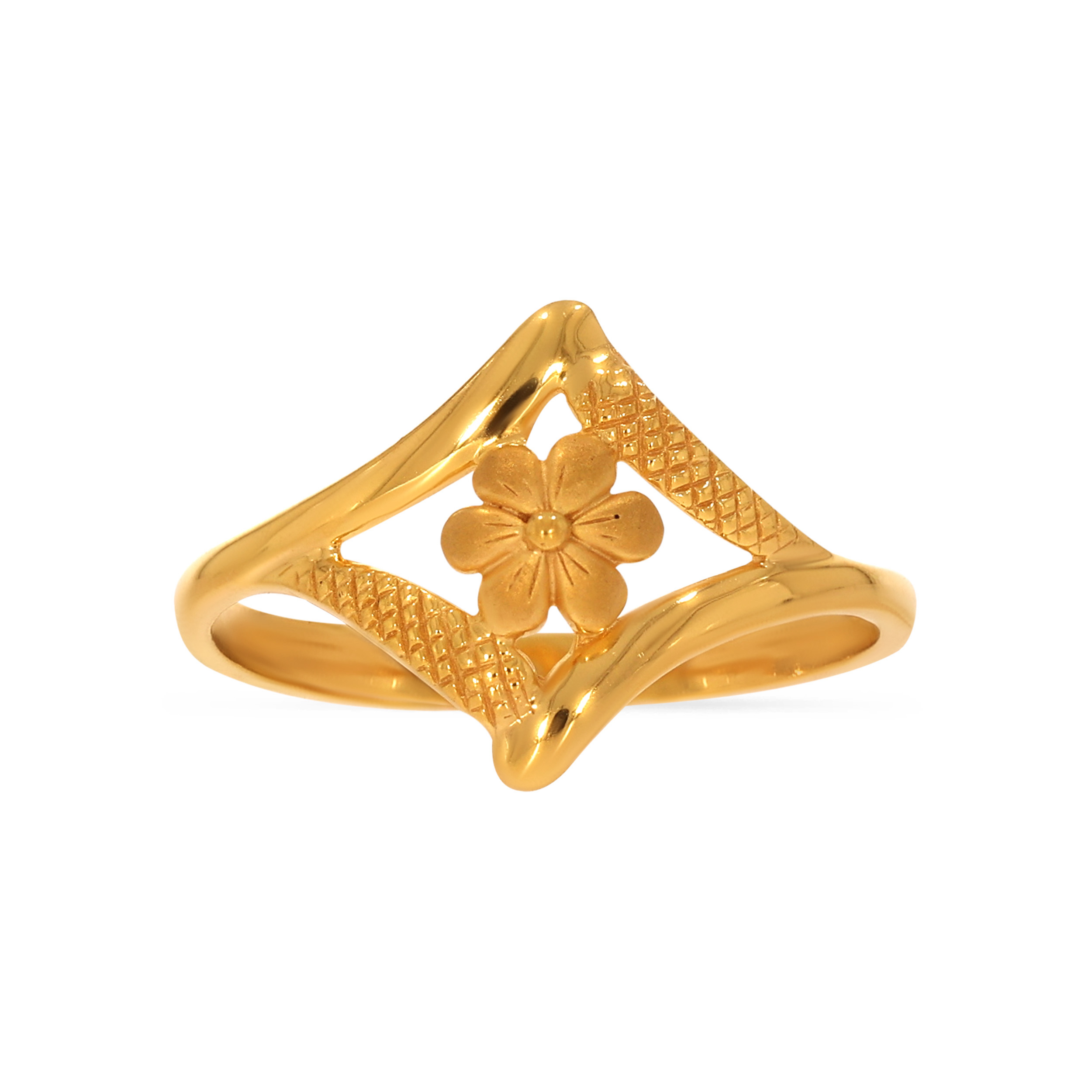 22K Yellow Gold Ring-GLR-D000281662 - Senco Gold and Diamonds