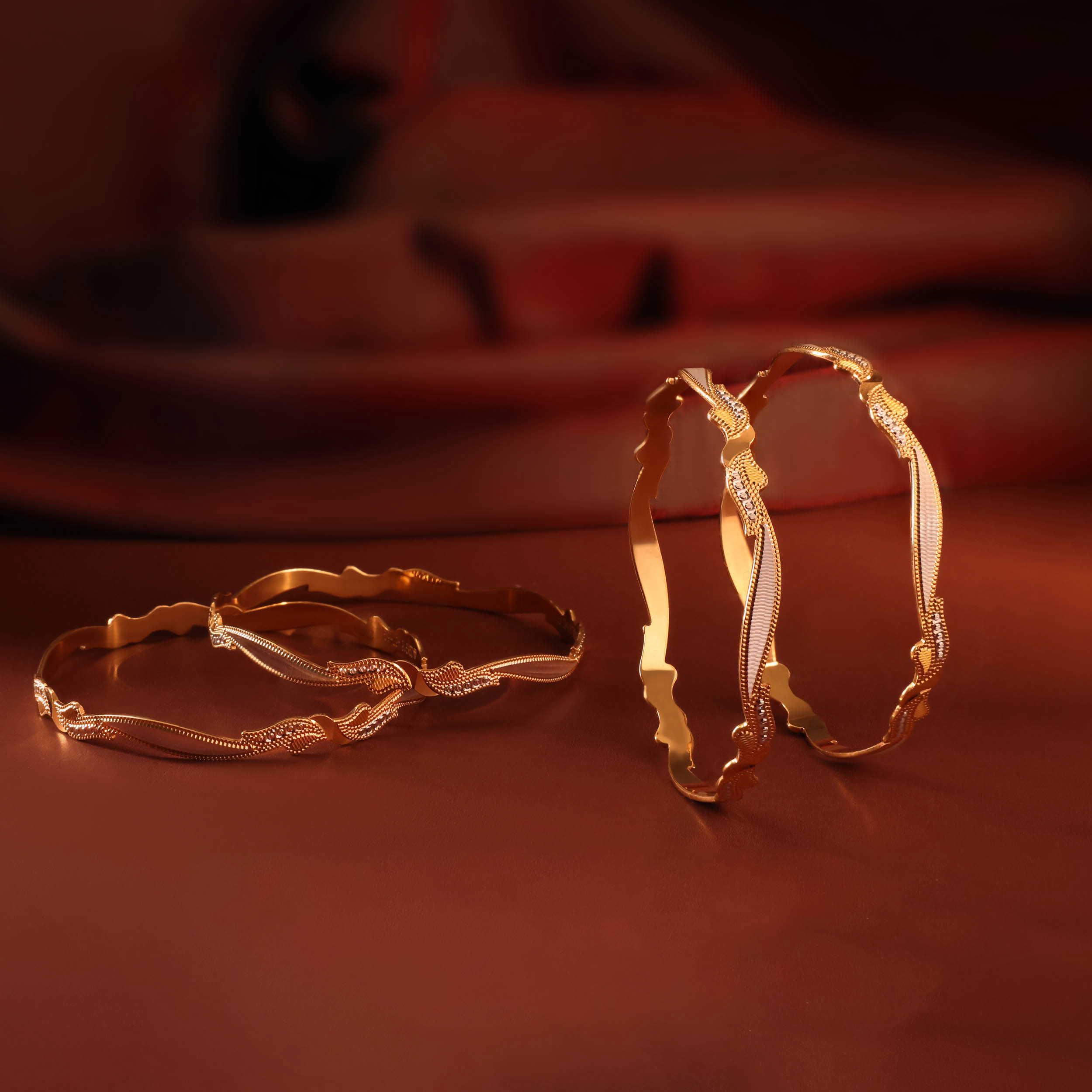 Grace Curve Gold Churi - Senco Gold and Diamonds