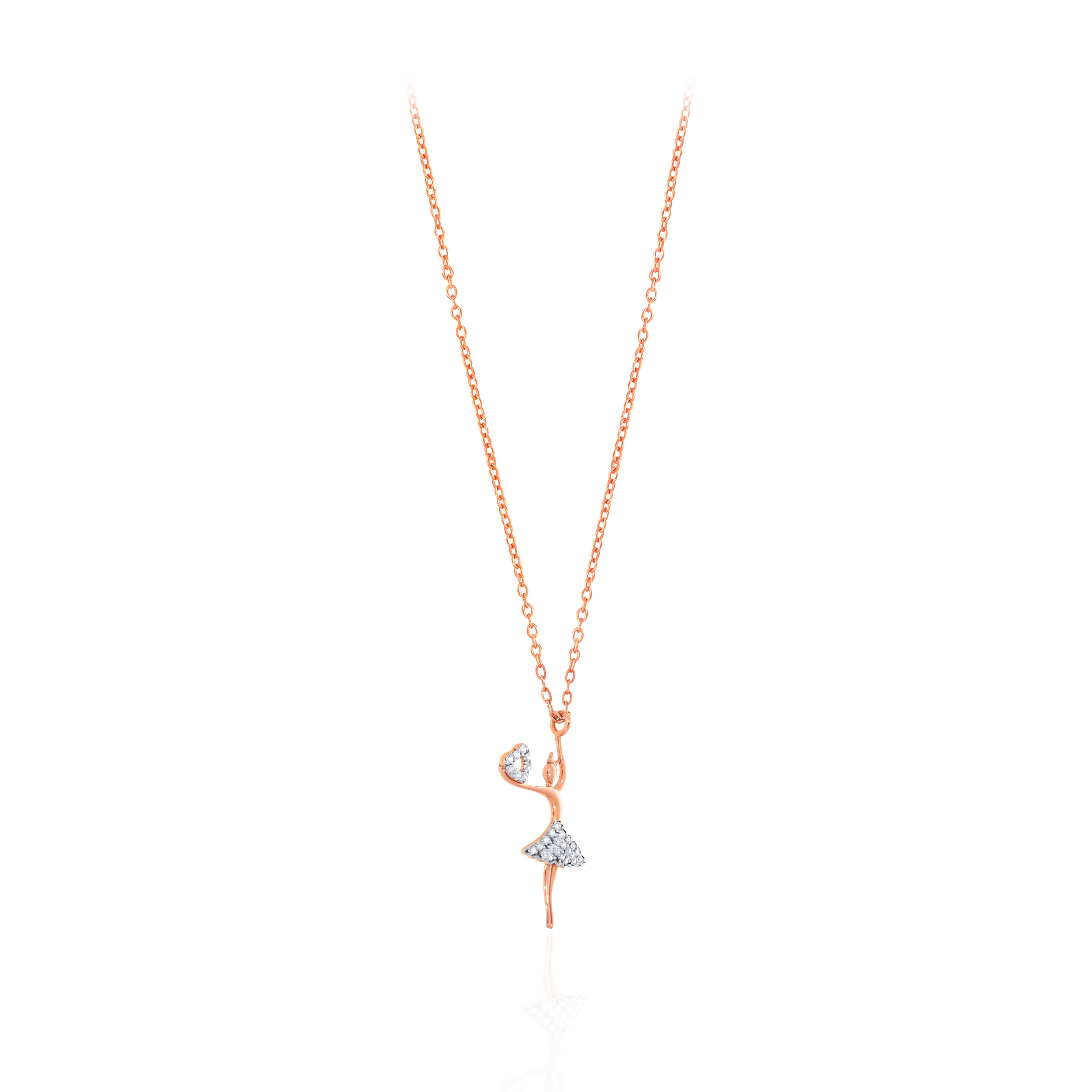 Ballet Beauty Gold Chain Pendant - Senco Gold and Diamonds