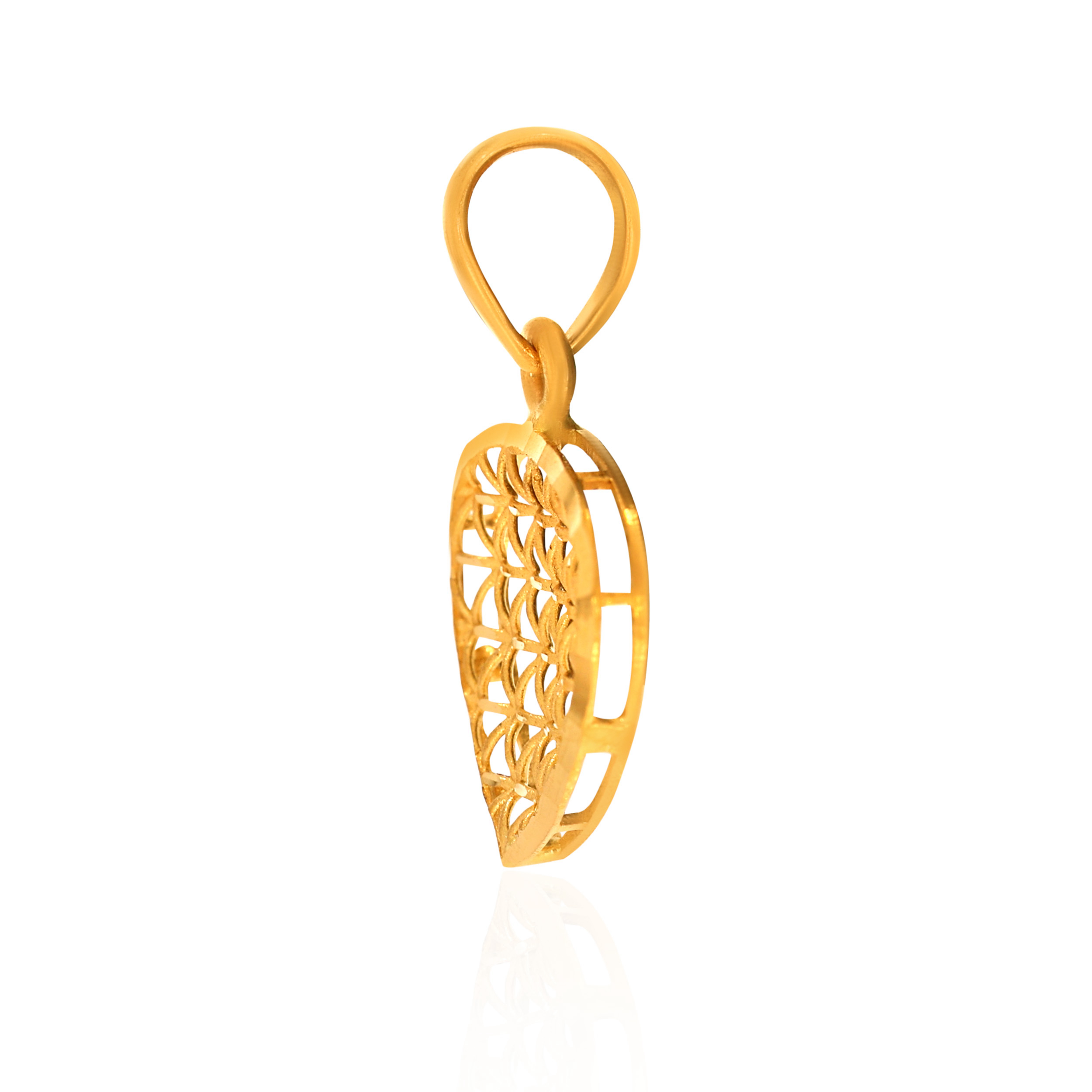 Creative Craft Gold Pendant - Senco Gold and Diamonds