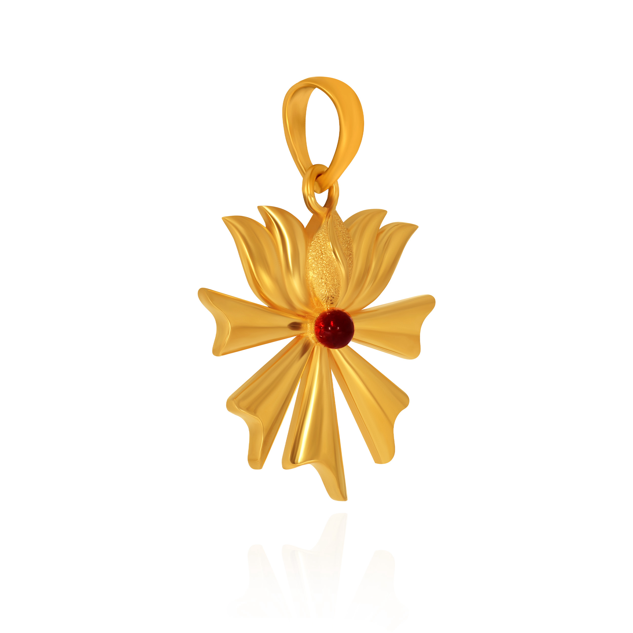 Ignis Lotus Gold Pendant - Senco Gold and Diamonds