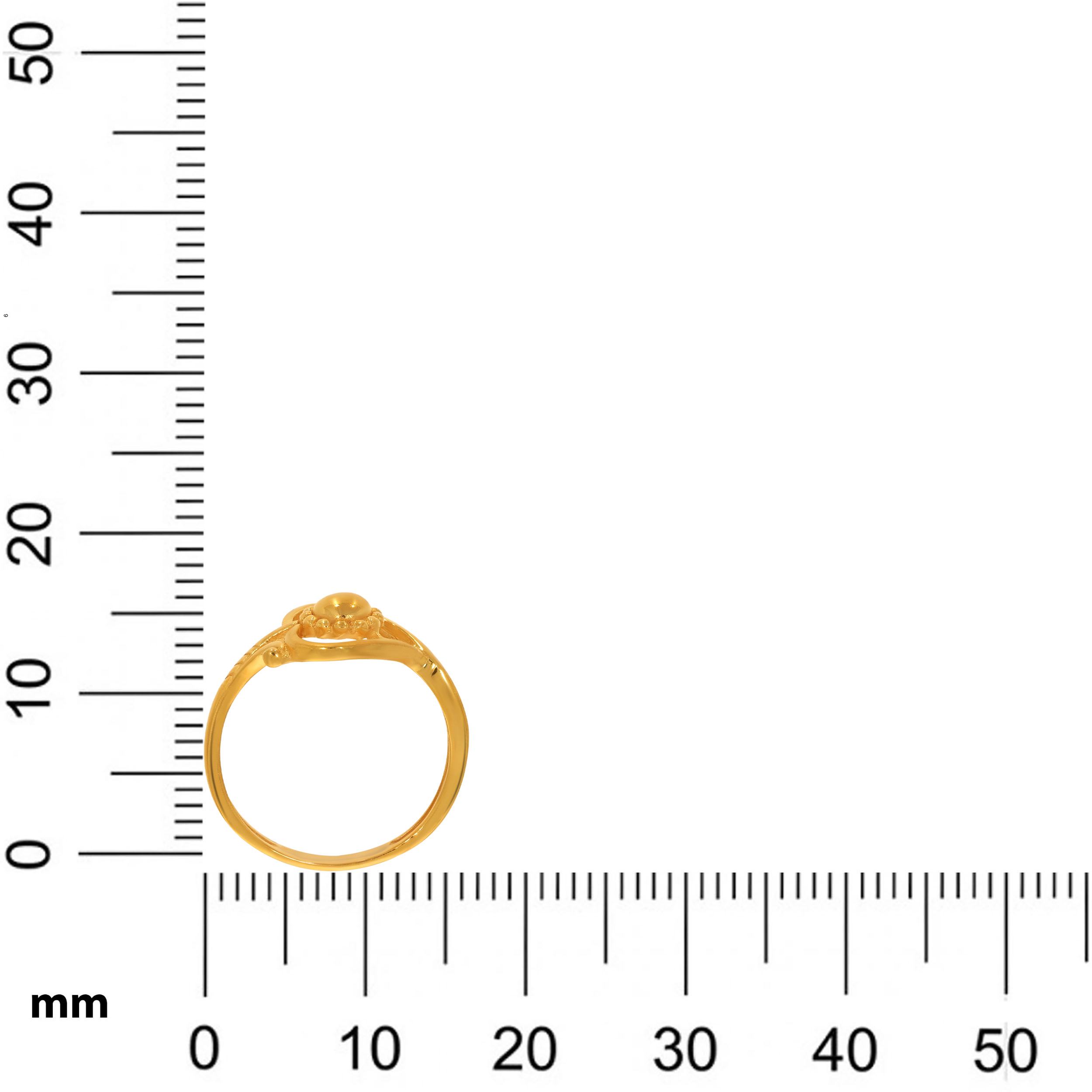22K Yellow Gold Ring-GLR-D000077923 - Senco Gold and Diamonds