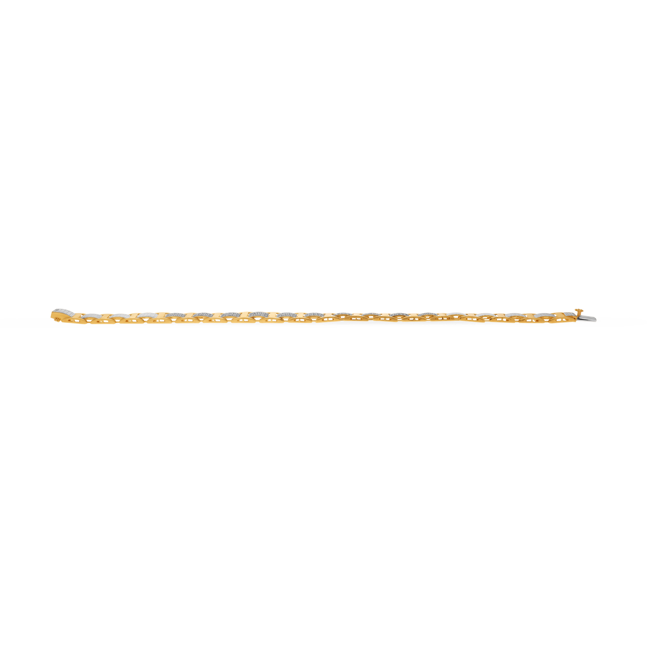 Robust Texture Men Diamond Wristlet - Senco Gold and Diamonds