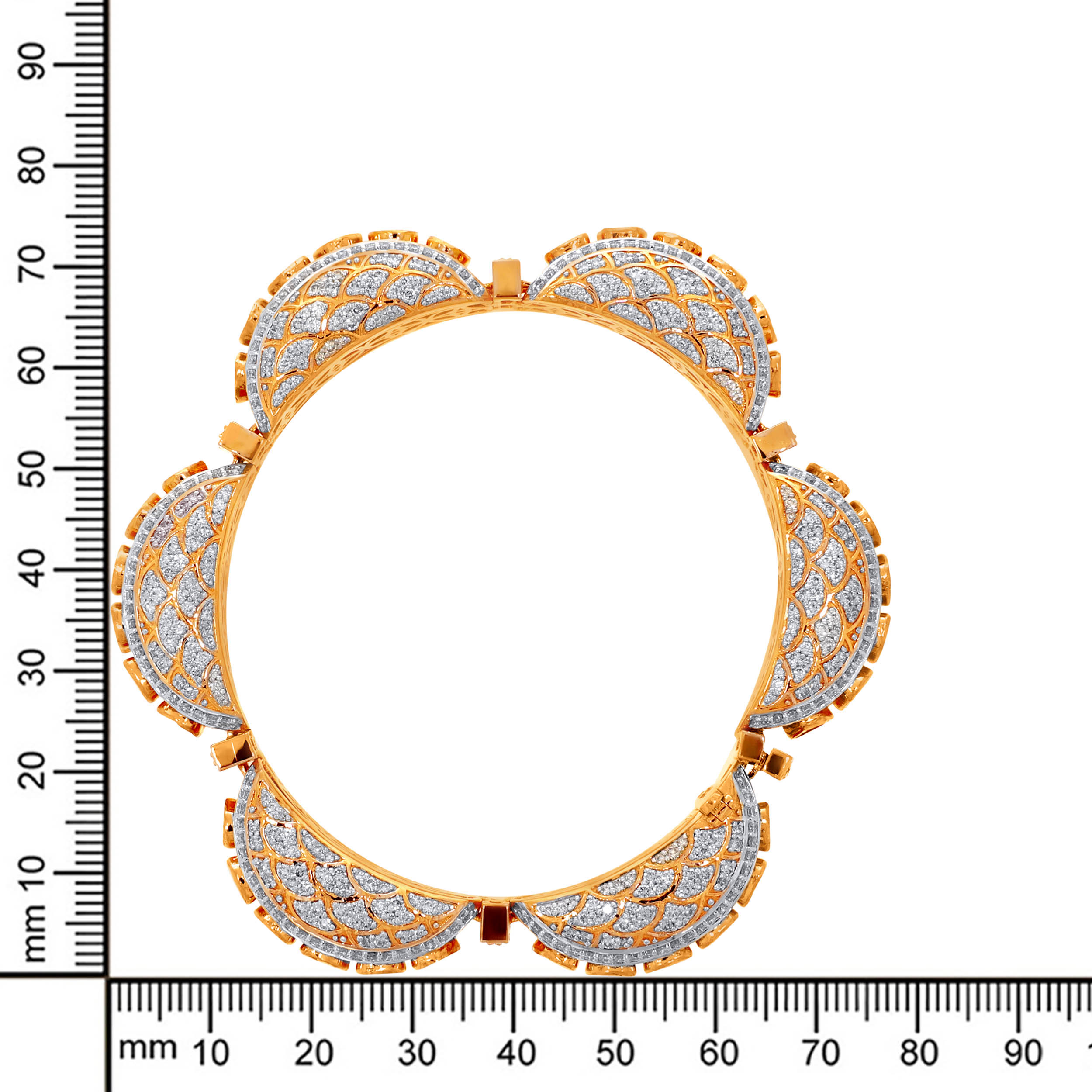 Heritage Brilliance Diamond Bangle - Senco Gold and Diamonds